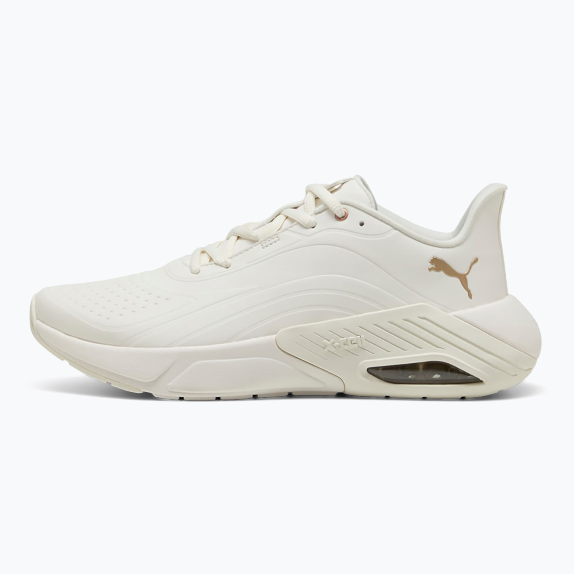 Buty do biegania damskie PUMA X-Cell Nova CAT SL warm white/puma gold 