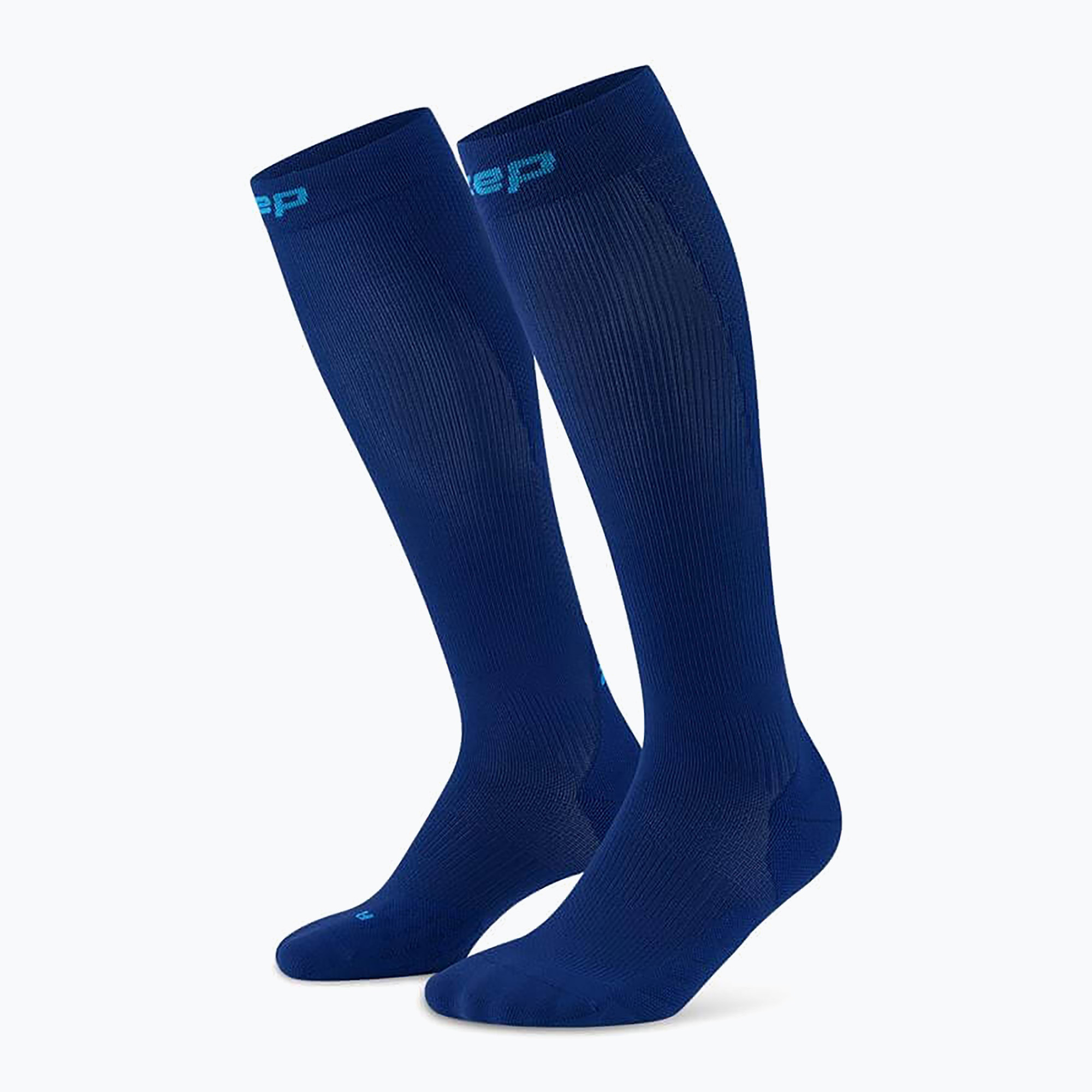Skarpety kompresyjne męskie CEP Run Tall 5.0 dark blue 
