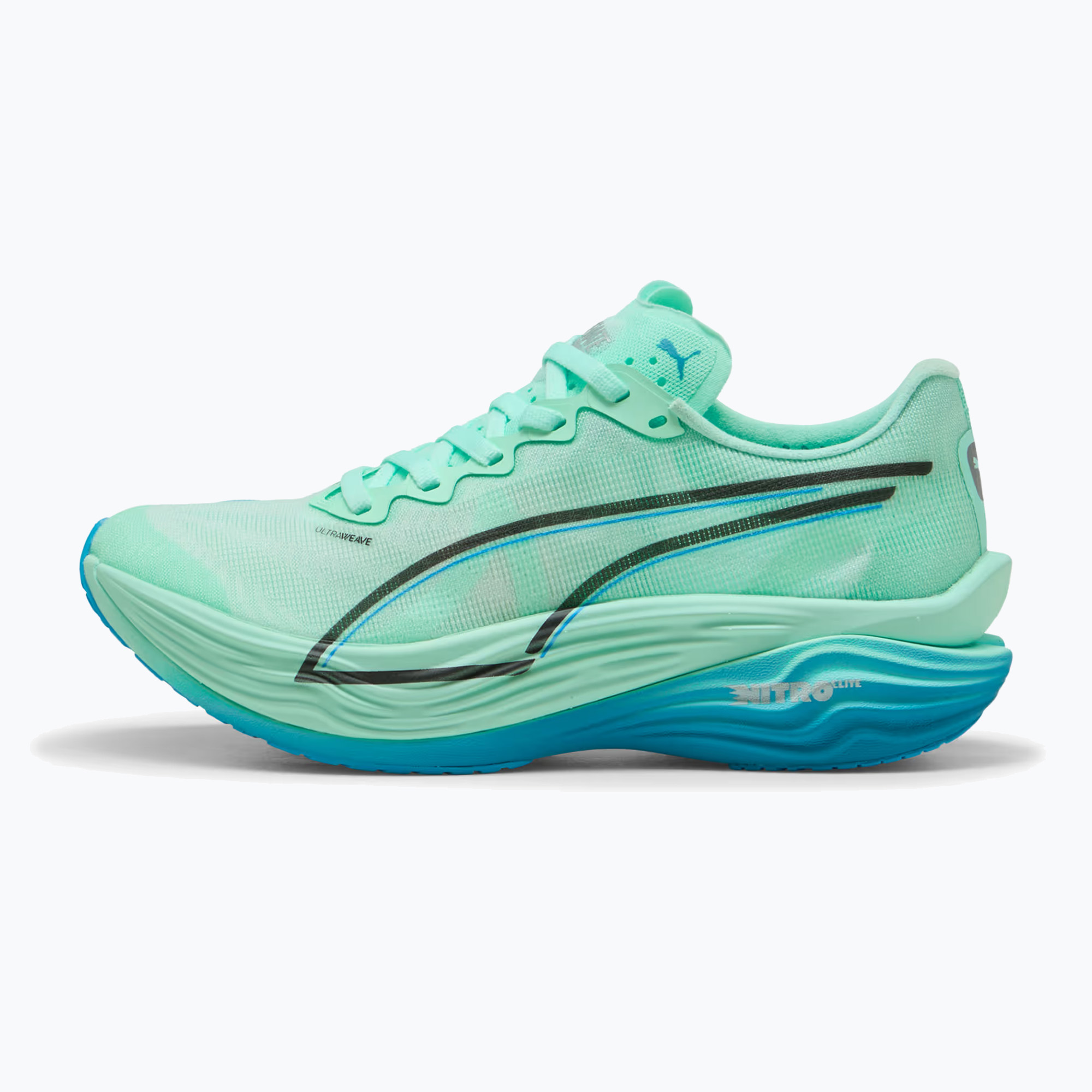 Buty do biegania damskie PUMA Deviate Nitro Elite 3 mint melt/speed blue 