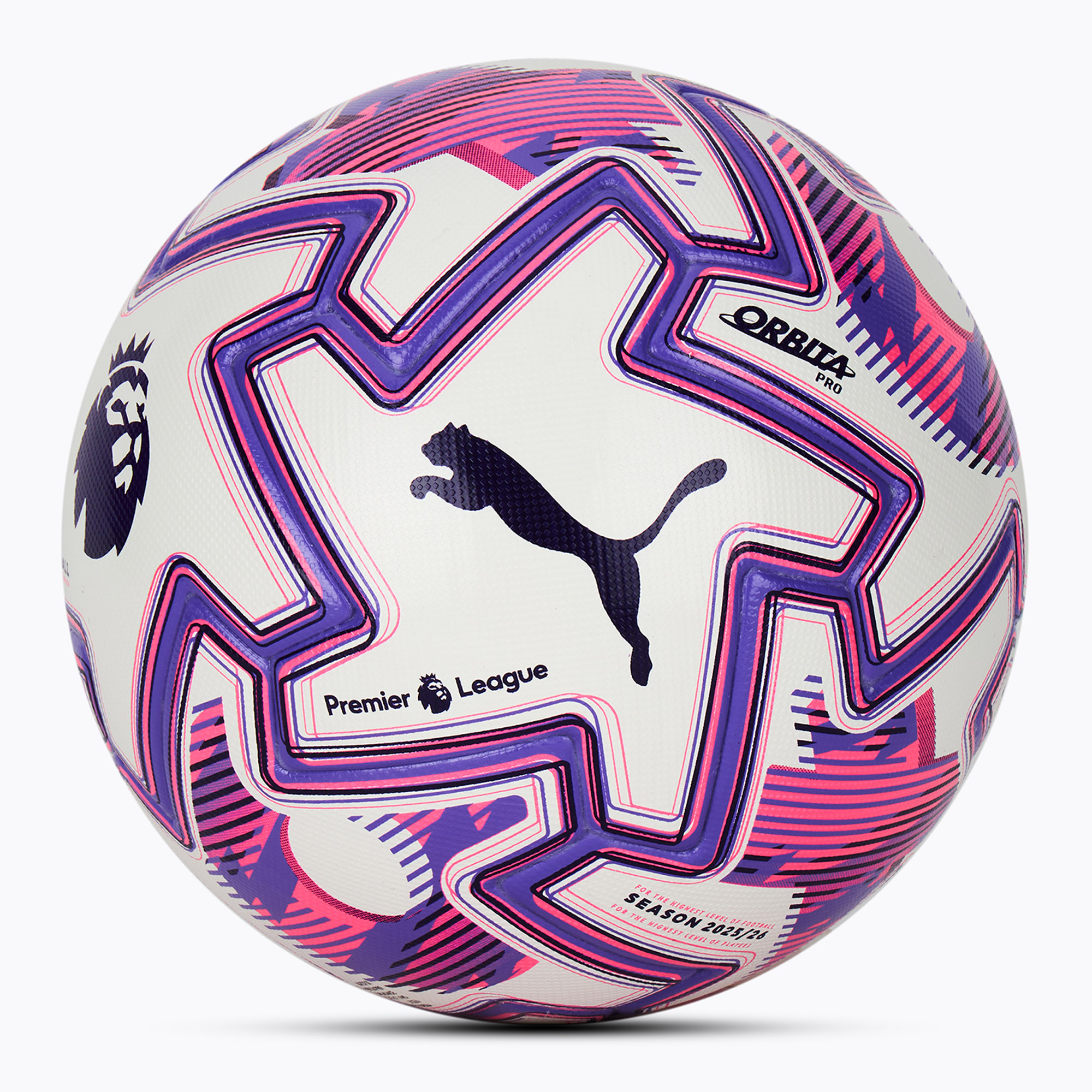 Piłka do piłki nożnej PUMA Orbita Pro Premier League Brilliance FIFA Quality Pro puma white/multicolor rozmiar 5 