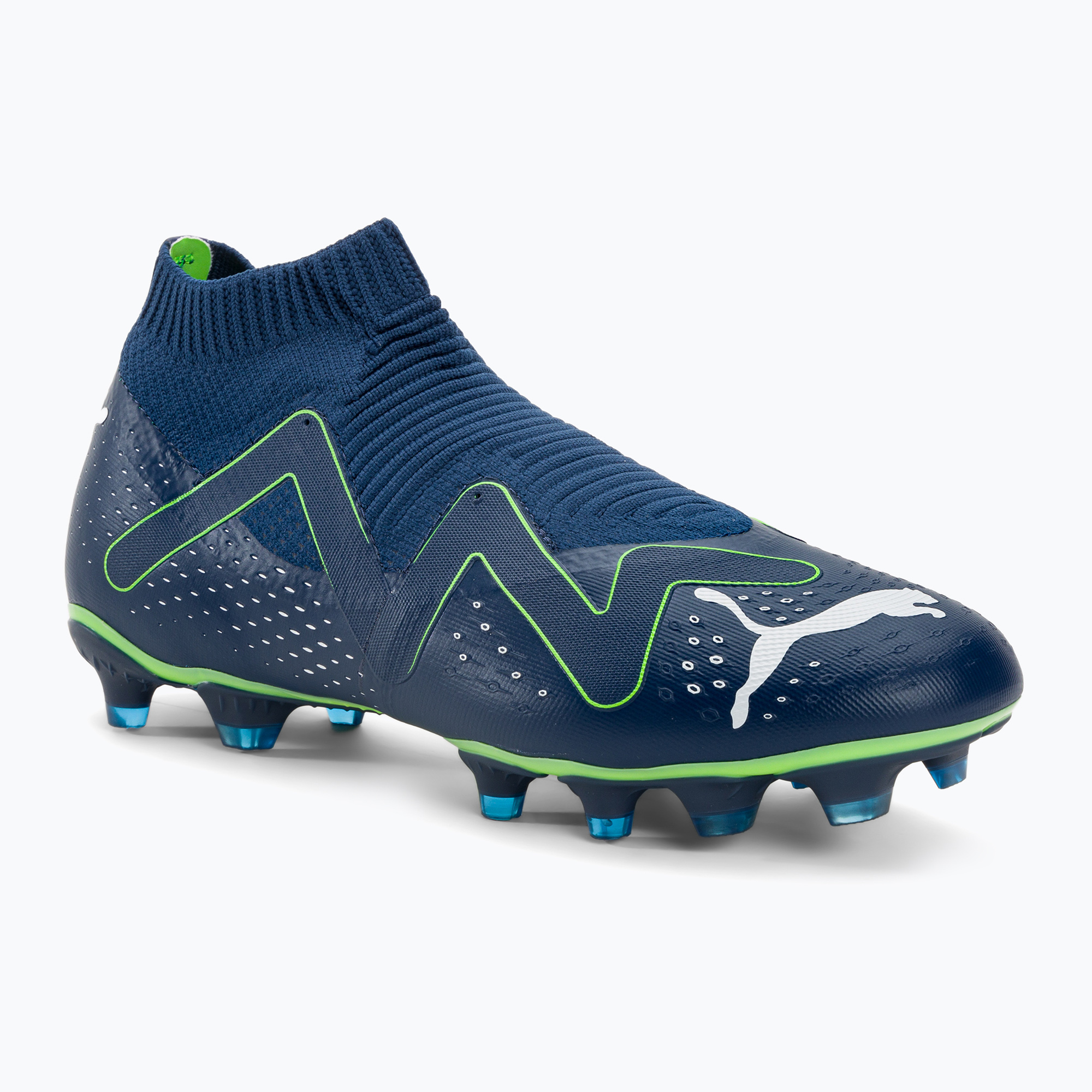 Buty piłkarskie męskie PUMA Future Match+ LL FG/AG persian blue/puma white/pro green | WYSYŁKA W 24H | 30 DNI NA ZWROT