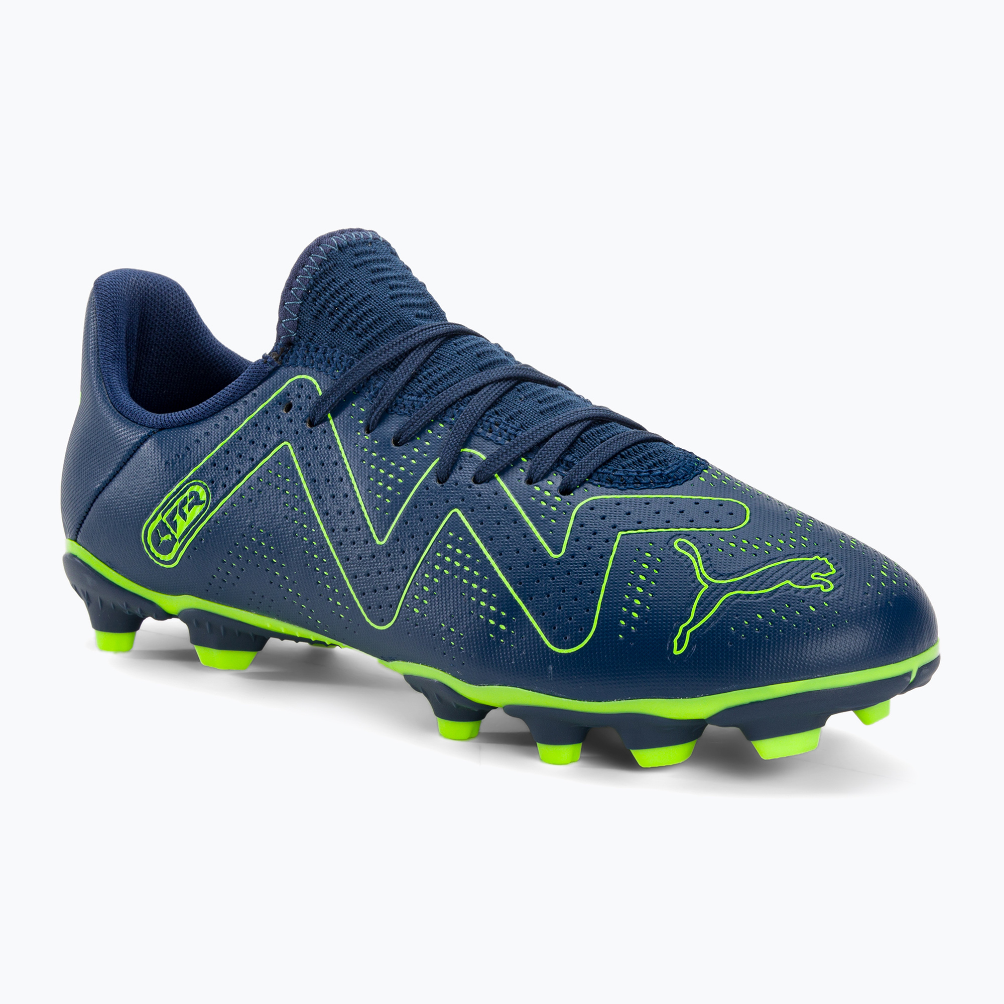 Buty piłkarskie dziecięce PUMA Future Play FG/AG persian blue/pro green | WYSYŁKA W 24H | 30 DNI NA ZWROT