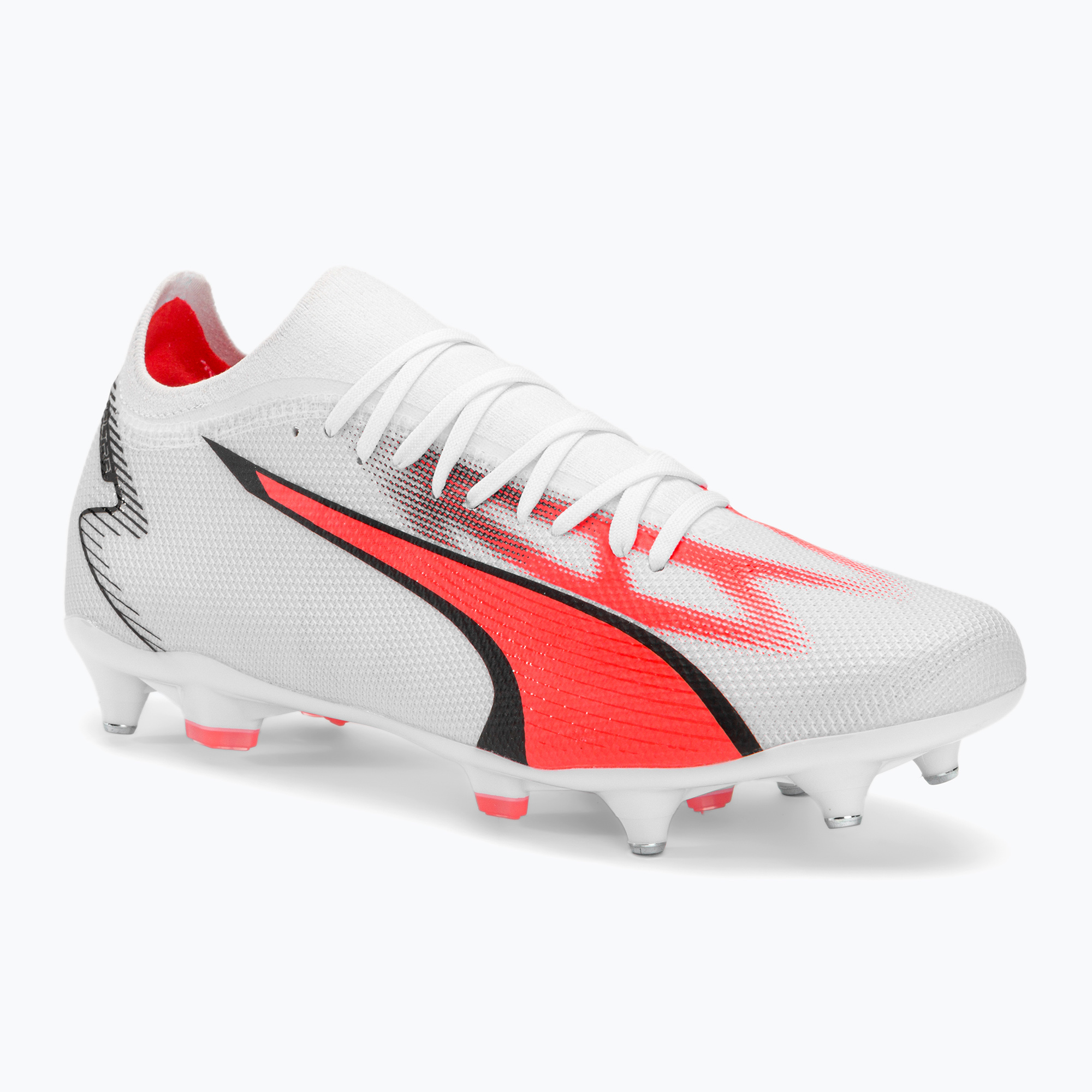 Buty piłkarskie męskie PUMA Ultra Match MXSG puma white/puma black/fire orchid | WYSYŁKA W 24H | 30 DNI NA ZWROT