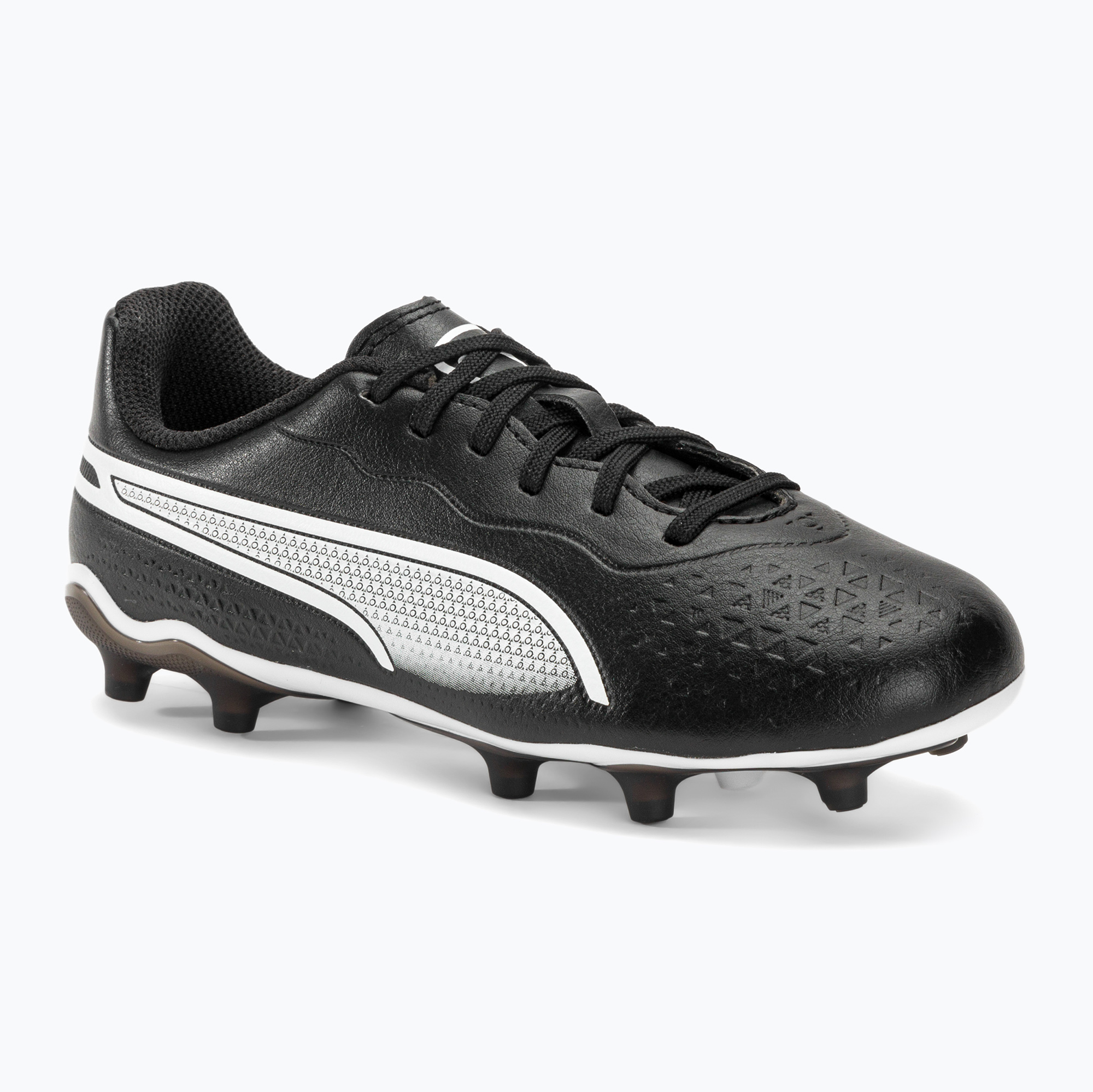 Buty piłkarskie dziecięce PUMA King Match FG/AG puma black/puma white | WYSYŁKA W 24H | 30 DNI NA ZWROT