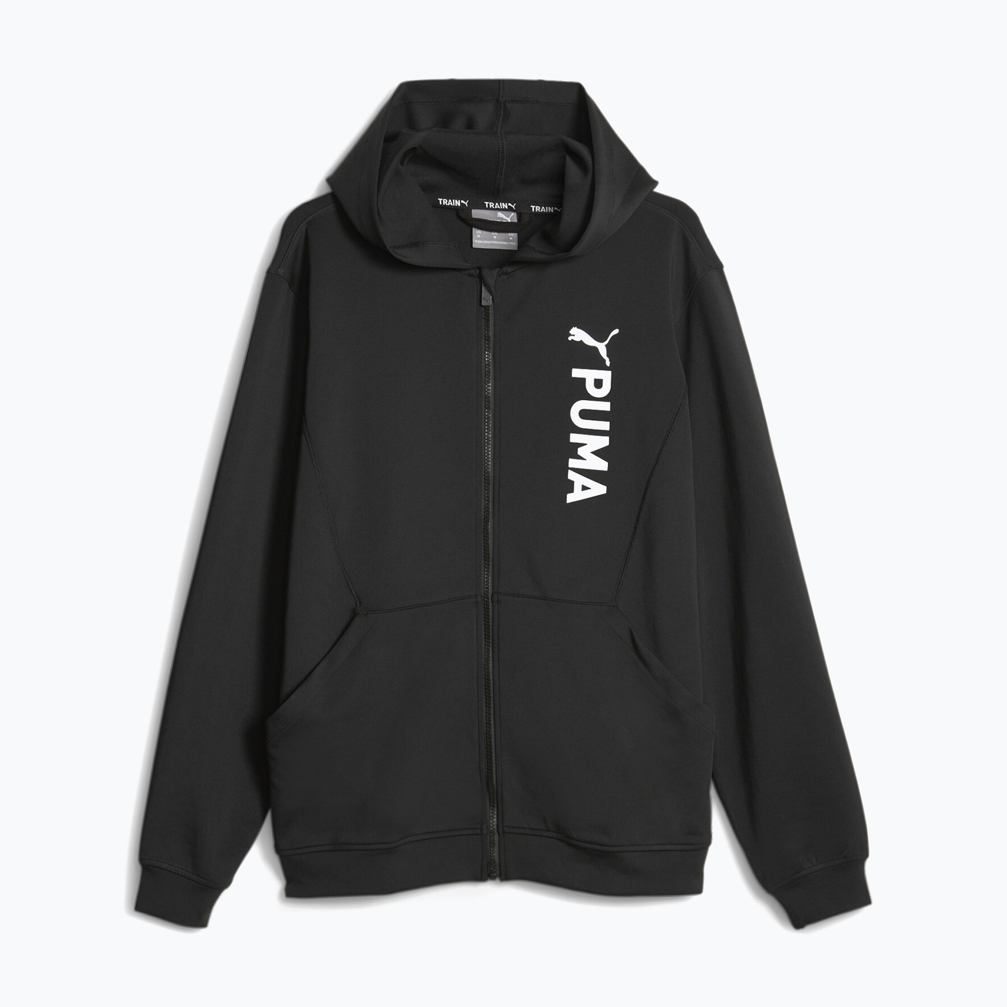 Bluza męska PUMA Fit Double Knit FZ Hoodie puma black | WYSYŁKA W 24H | 30 DNI NA ZWROT