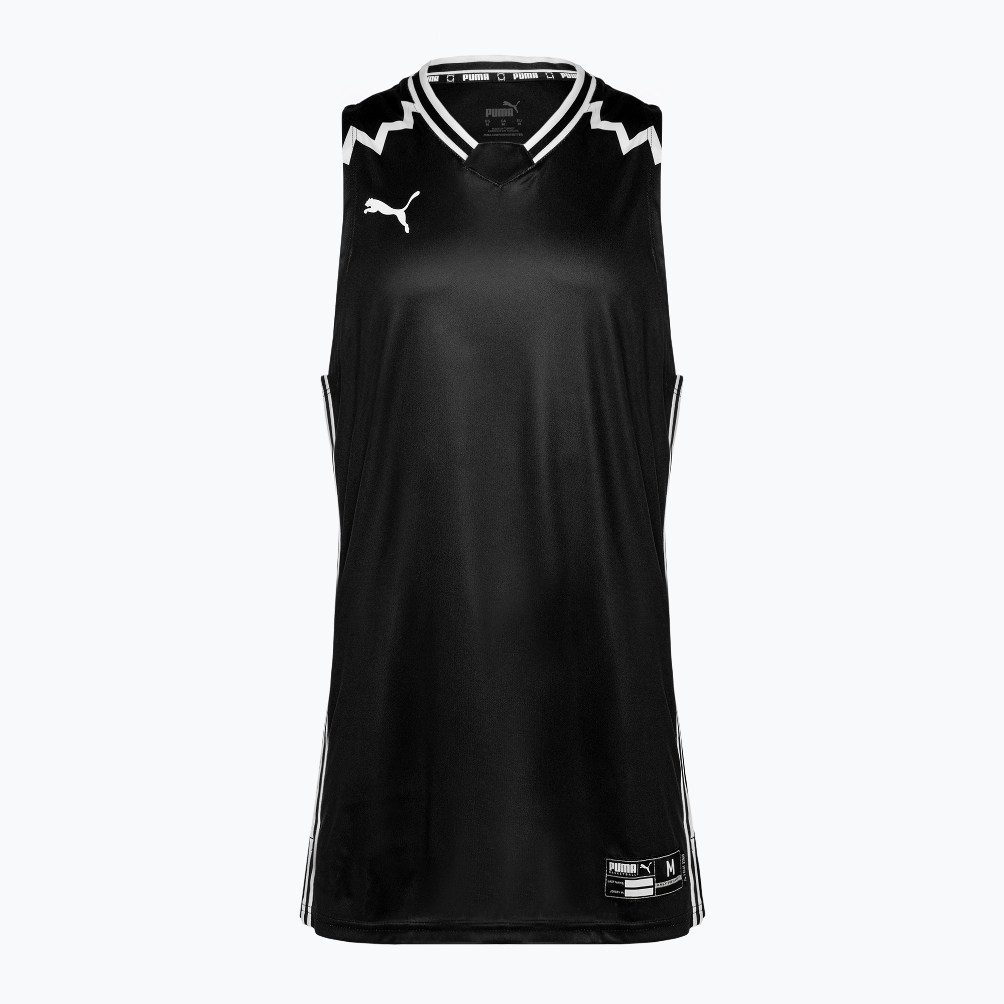 Tank top koszykarski męski PUMA Hoops Team Game Jersey puma black | WYSYŁKA W 24H | 30 DNI NA ZWROT