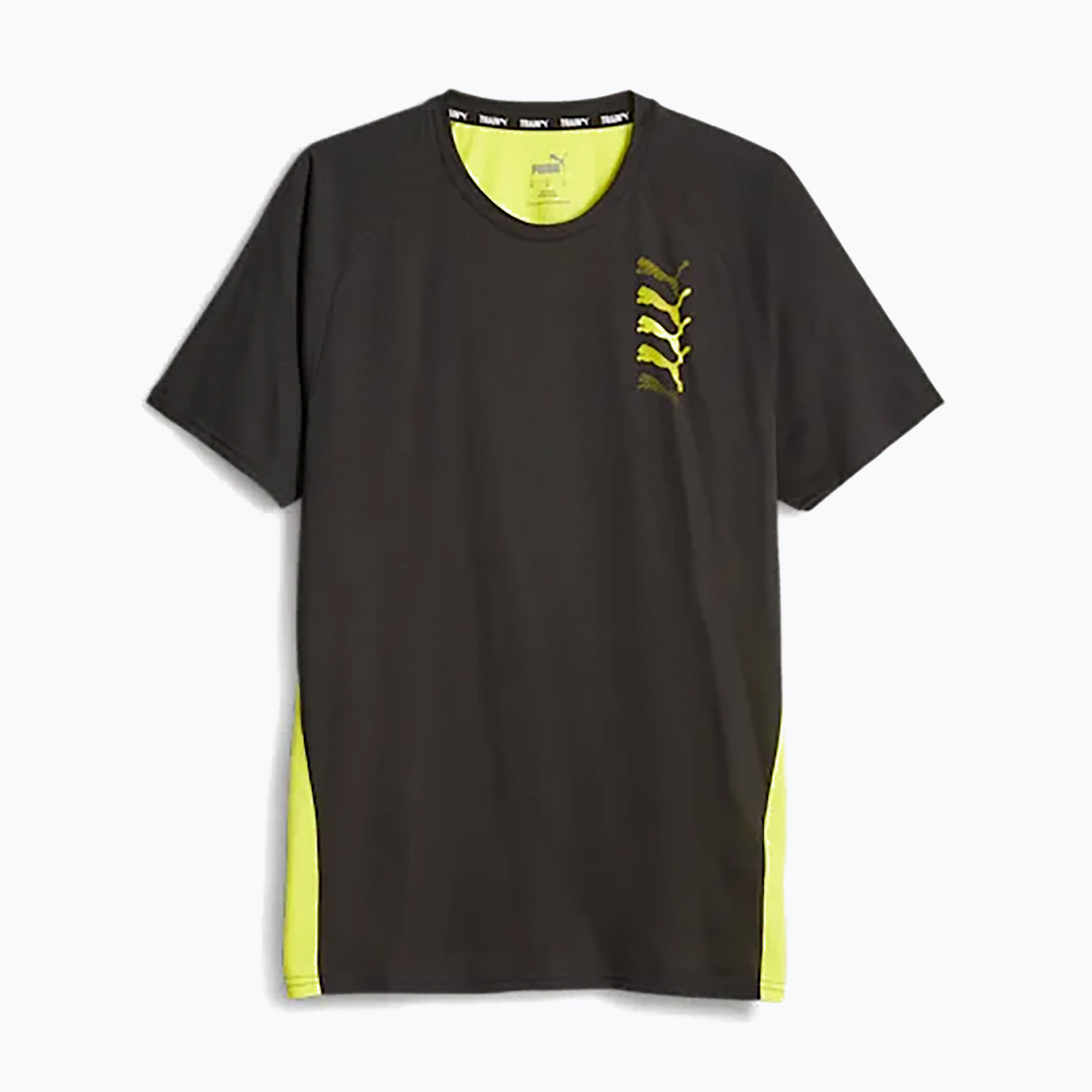 Koszulka męska PUMA Fit Triblend Ultrabreathe puma black/yellow burst | WYSYŁKA W 24H | 30 DNI NA ZWROT