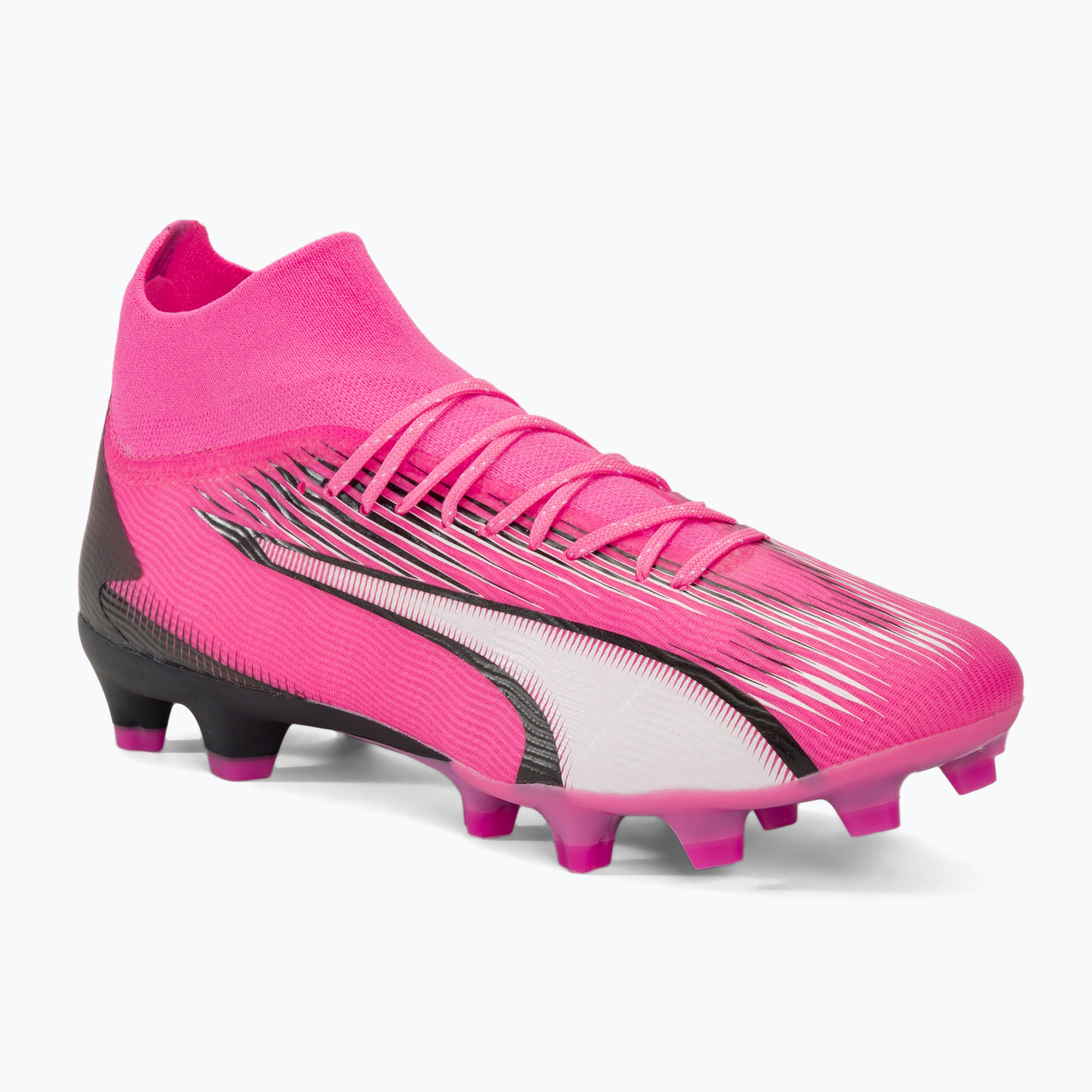 Buty piłkarskie PUMA Ultra Pro FG/AG poison pink/puma white/puma black | WYSYŁKA W 24H | 30 DNI NA ZWROT