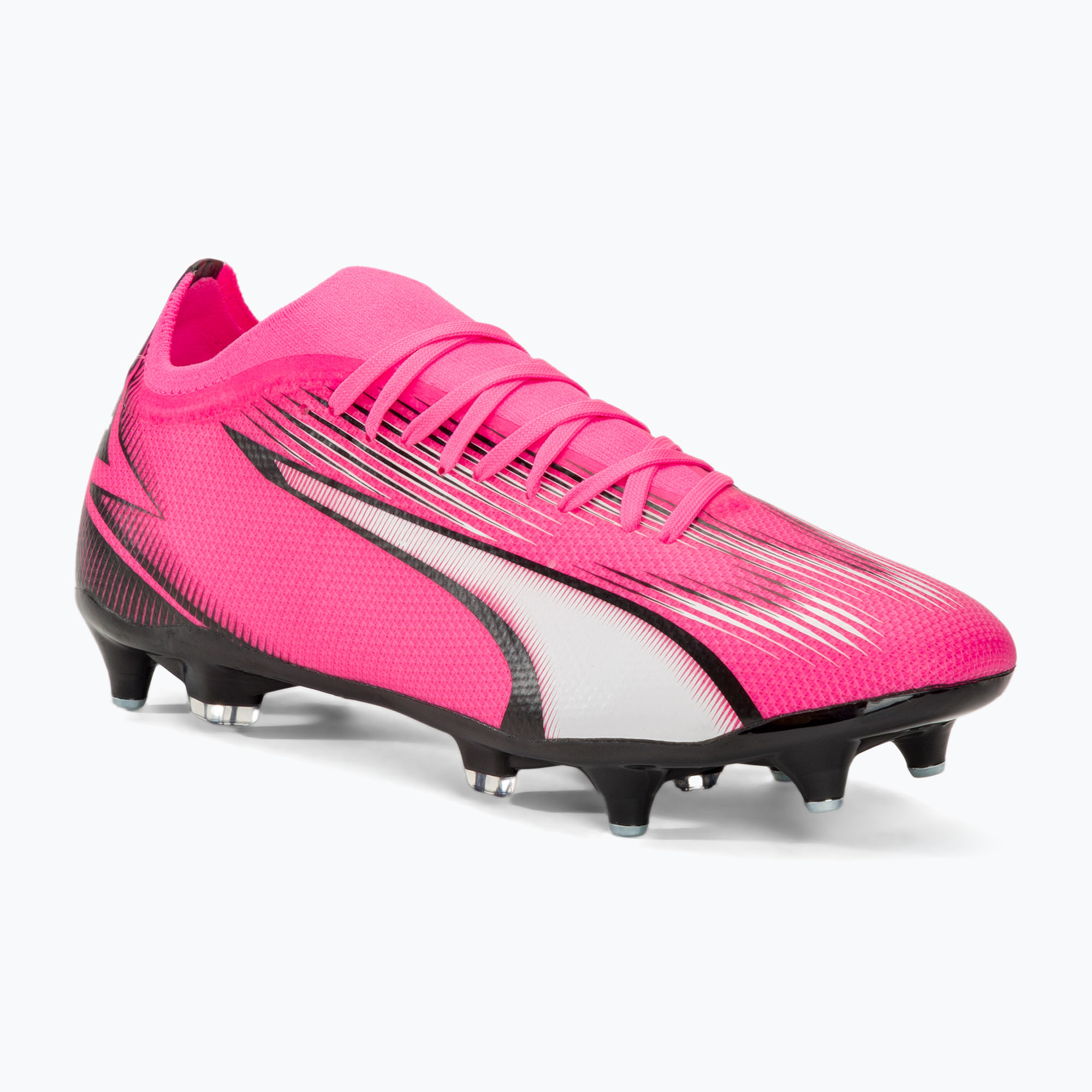 Фото - Футбольні бутси Puma Buty piłkarskie  Ultra Match MxSG poison pink/ white/ black | 