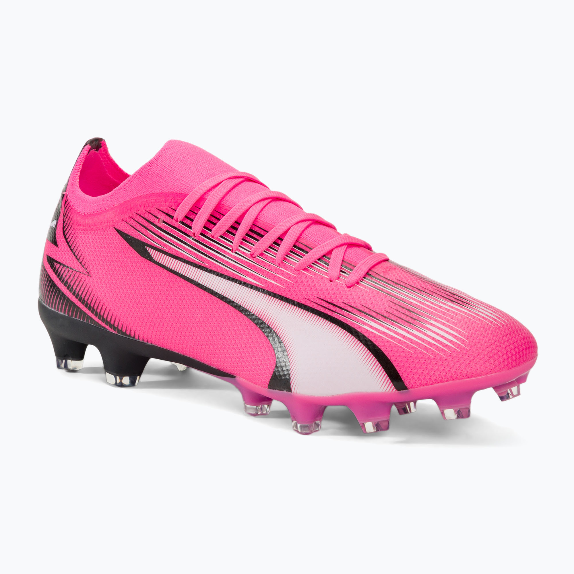 Buty piłkarskie PUMA Ultra Match FG/AG poison pink/puma white/puma black | WYSYŁKA W 24H | 30 DNI NA ZWROT