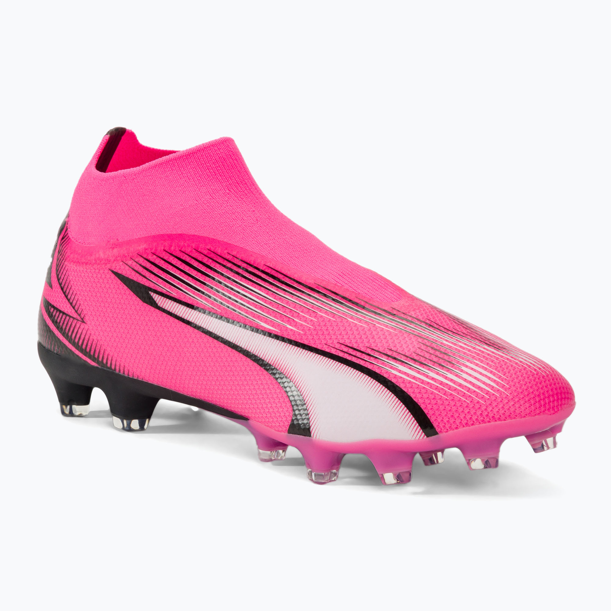 Zdjęcia - Buty piłkarskie Puma   Ultra Match + LL FG/AG poison pink/ white/ bl 