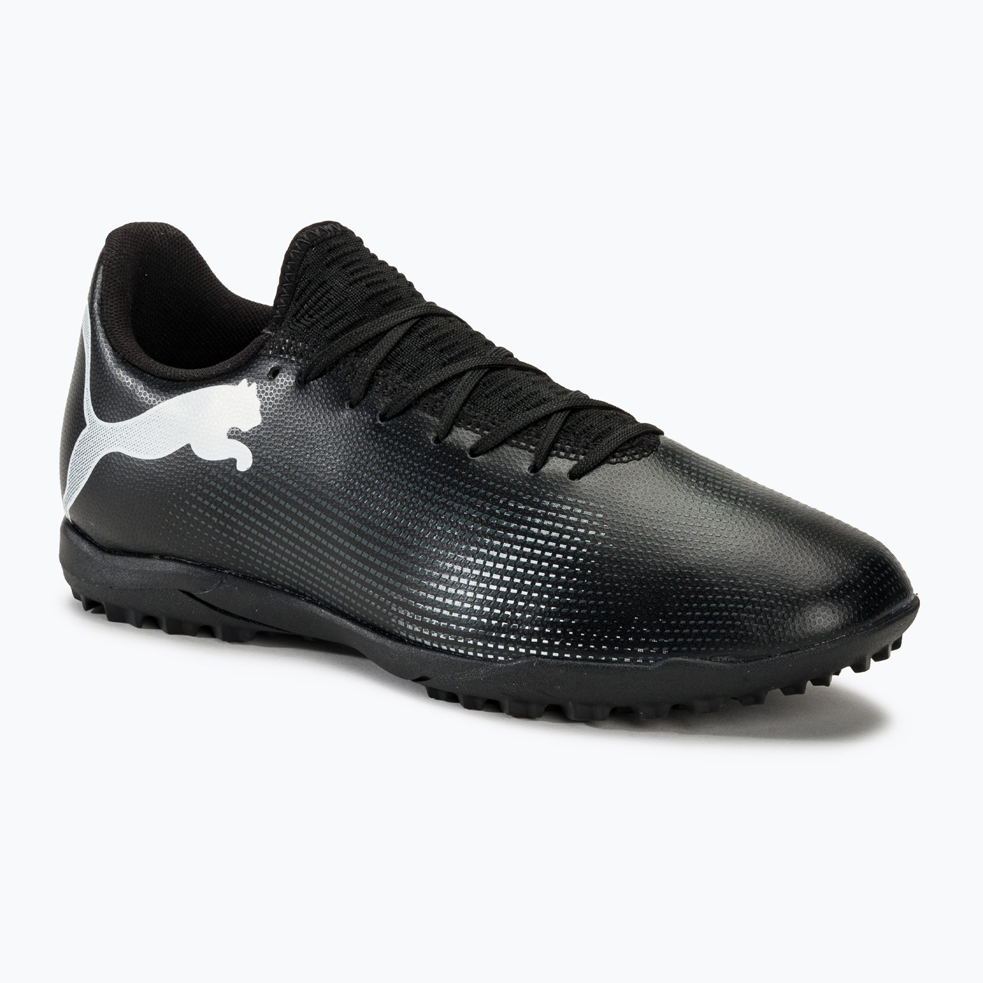 Zdjęcia - Buty piłkarskie Puma   Future 7 Play TT  black/ white | WYSYŁKA W 24 