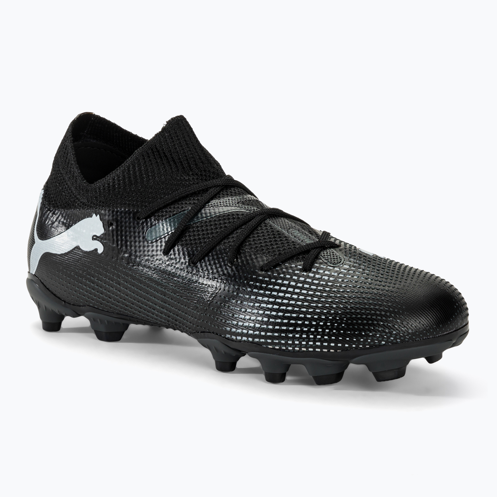 Buty piłkarskie dziecięce PUMA Future 7 Match FG/AG puma black/puma white | WYSYŁKA W 24H | 30 DNI NA ZWROT