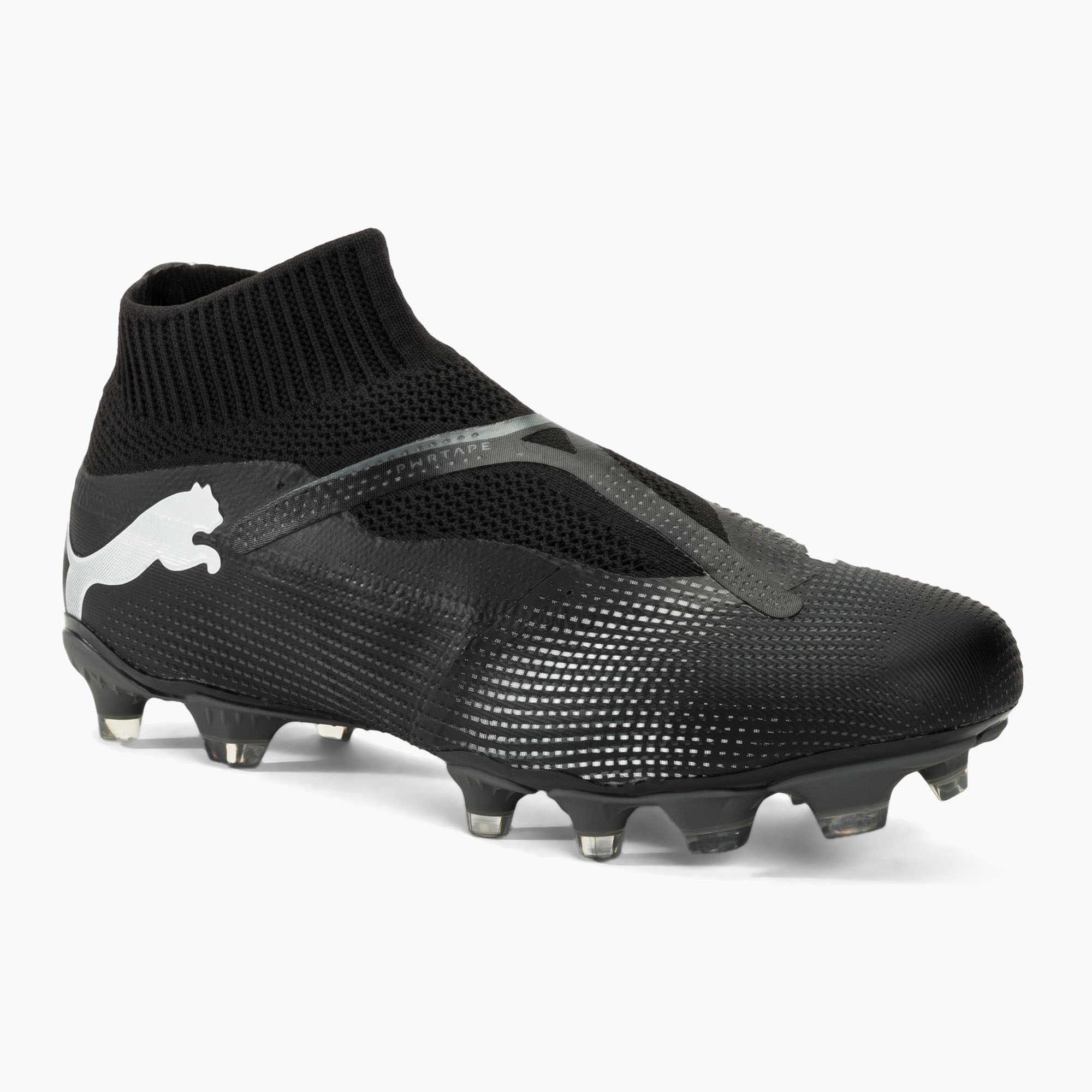 Zdjęcia - Buty piłkarskie Puma   Future 7 Match+ LL FG/AG  black/ white | WYSY 