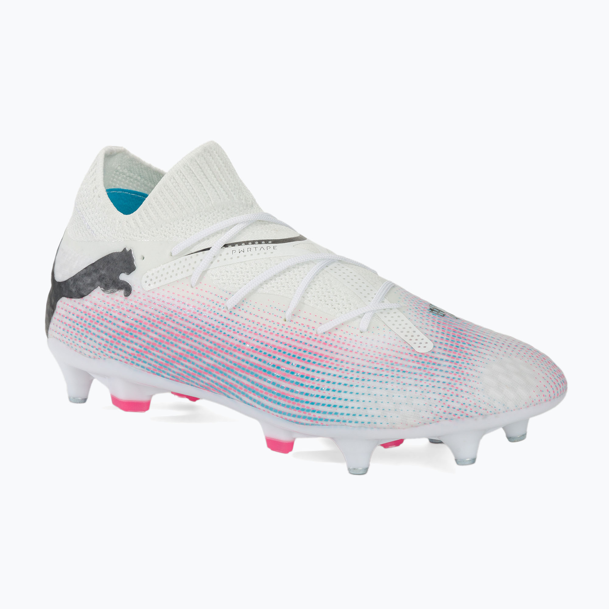 Zdjęcia - Buty piłkarskie Puma   Future 7 Pro MxSG  white/ black/poison pink | 