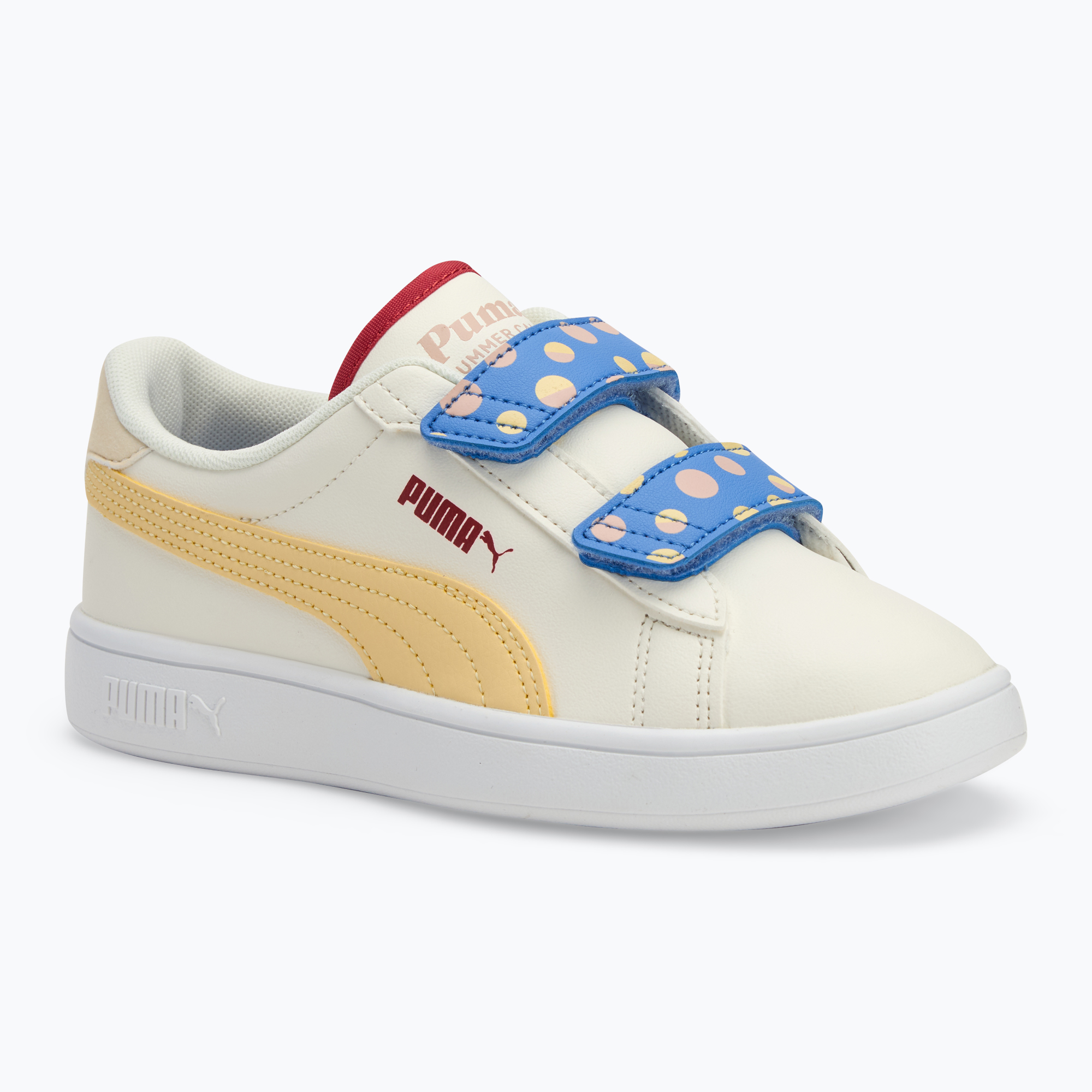 Buty dziecięce PUMA Smash 3.0 Summer Camp V PS warm white/chamomile/puma white | WYSYŁKA W 24H | 30 DNI NA ZWROT