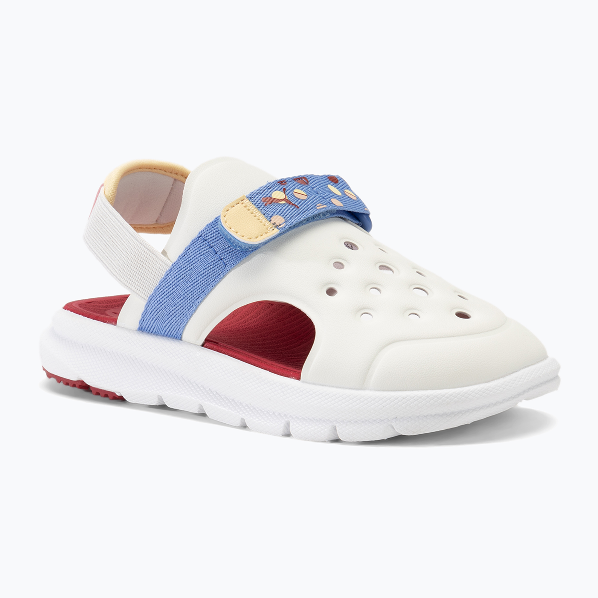 Sandały dziecięce PUMA Evolve Summer Camp AC PS warm white/blue skies/chamomile | WYSYŁKA W 24H | 30 DNI NA ZWROT