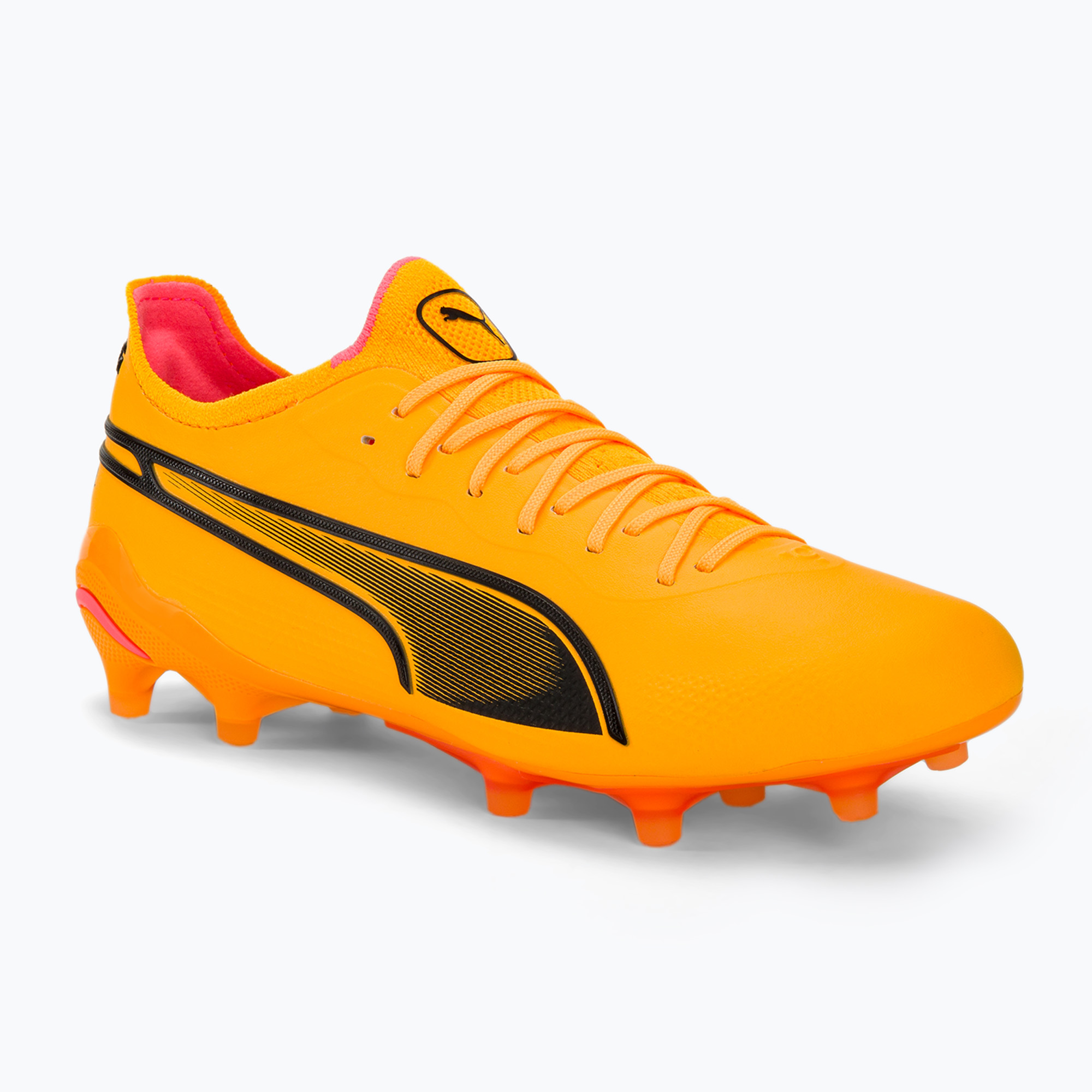 Buty piłkarskie PUMA King Ultimate Fg/Ag sun stream/puma black/sunset glow | WYSYŁKA W 24H | 30 DNI NA ZWROT