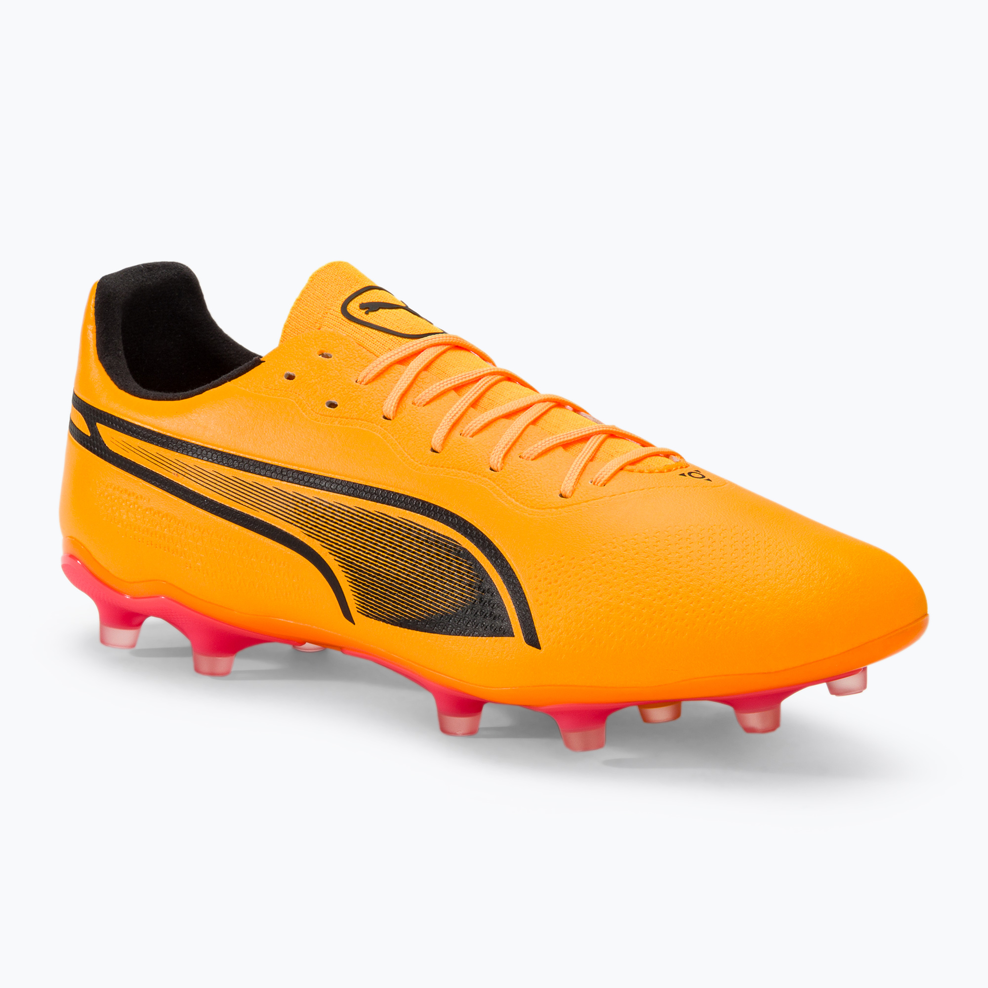 Buty piłkarskie PUMA King Pro Fg/Ag sun stream/puma black/sunset glow | WYSYŁKA W 24H | 30 DNI NA ZWROT