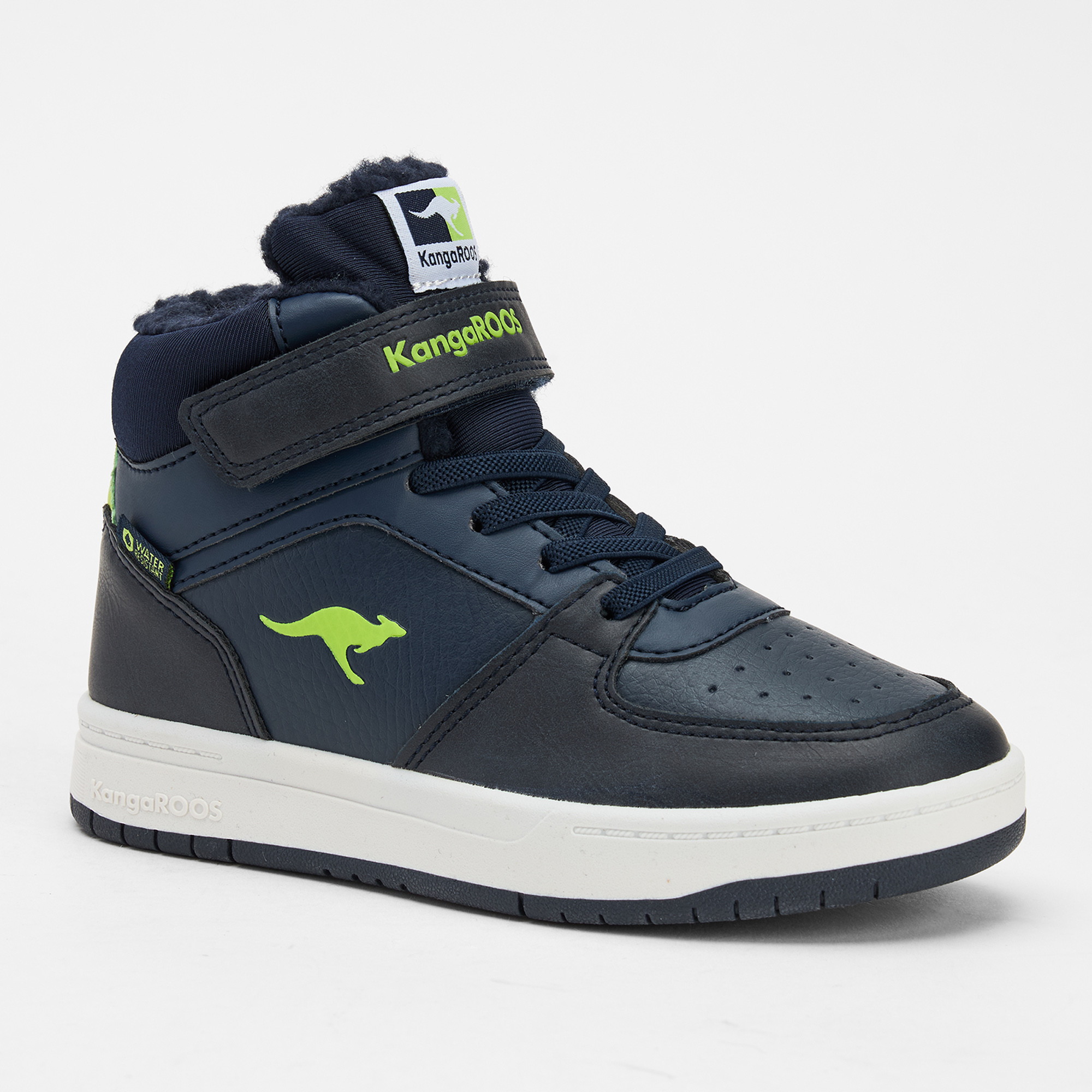 Buty dziecięce KangaROOS K-CP Bound Mid EV dark navy / lime | WYSYŁKA W 24H | 30 DNI NA ZWROT