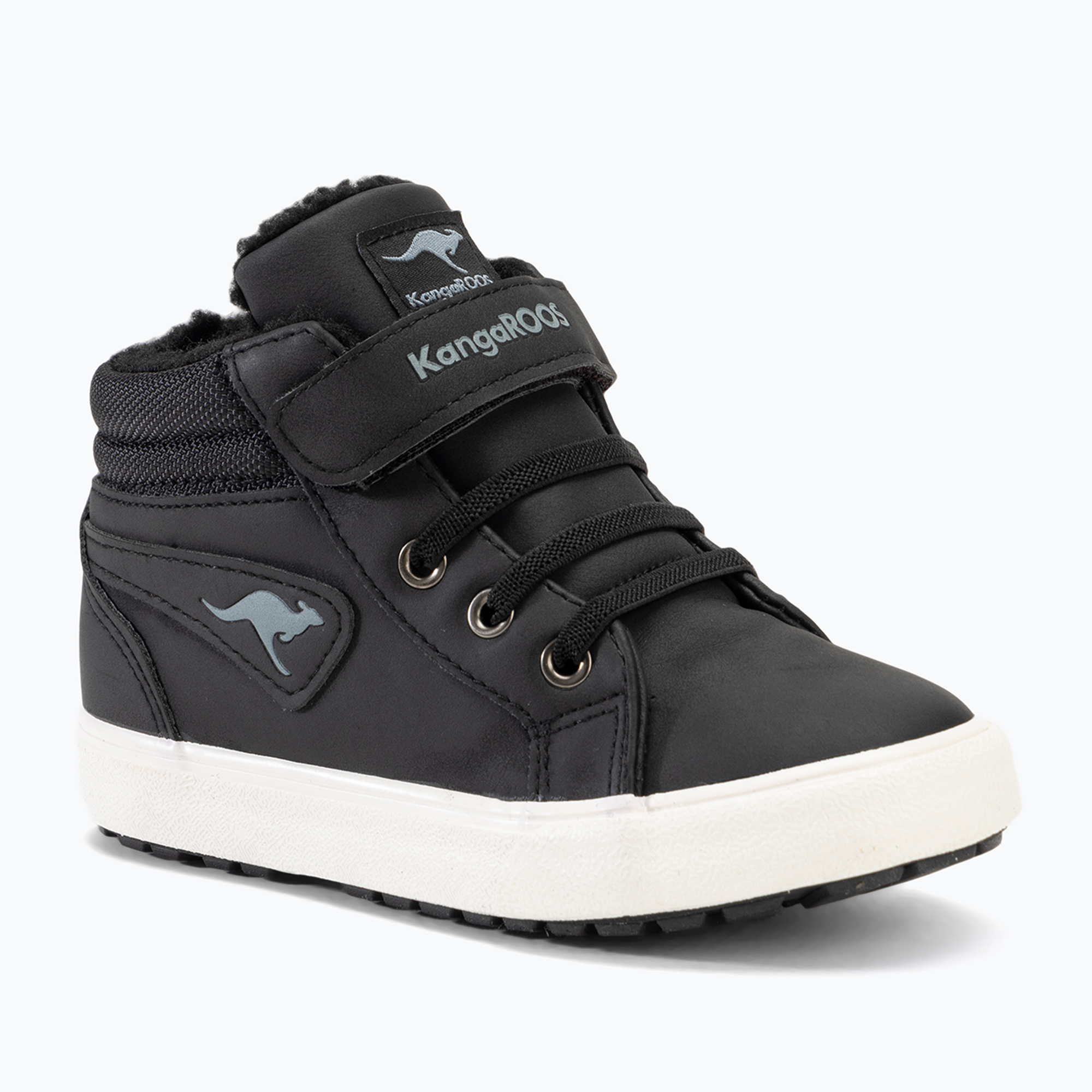 Buty dziecięce KangaROOS KaVu III jet black / steel grey | WYSYŁKA W 24H | 30 DNI NA ZWROT