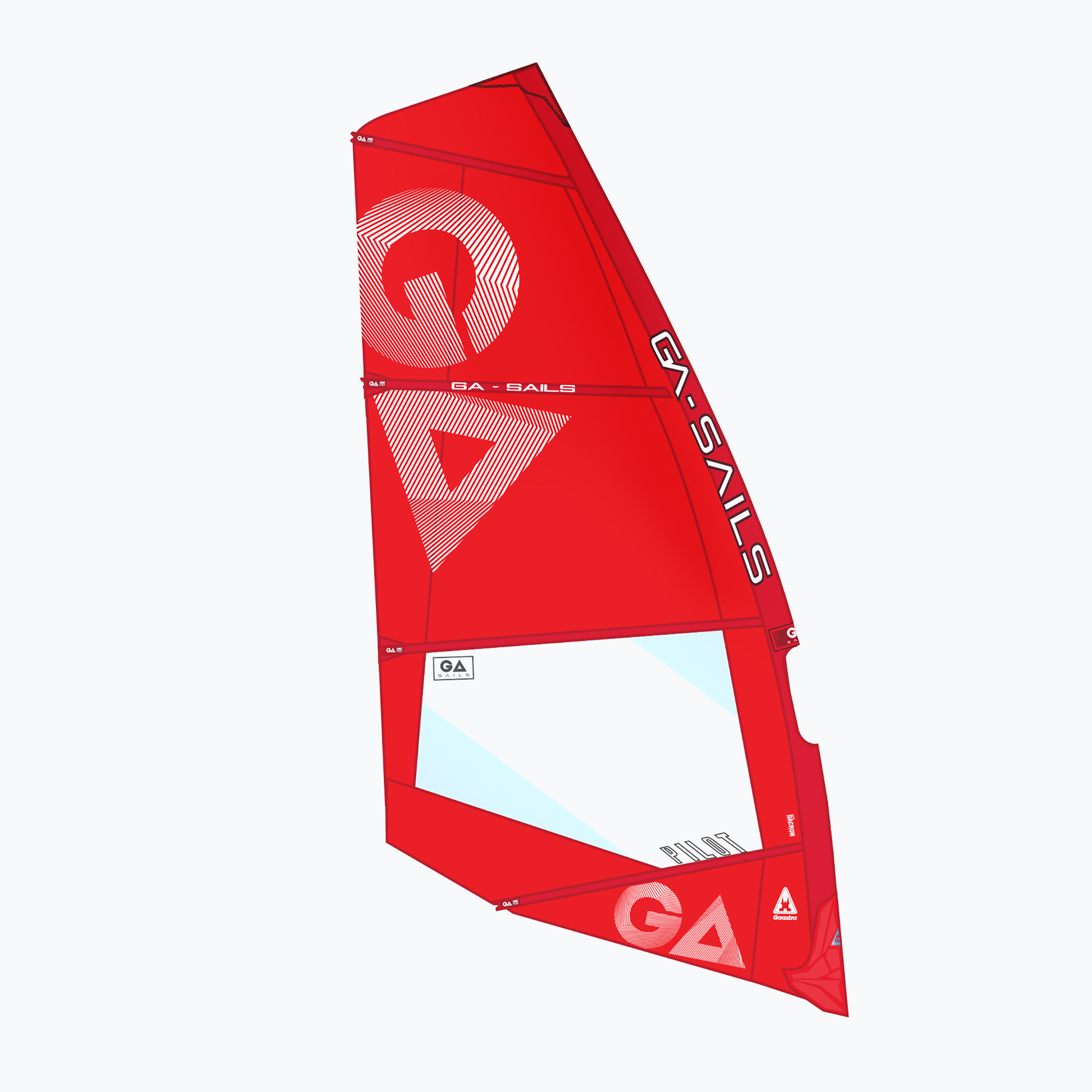 Żagiel do windsurfingu GA Sails Pilot red | WYSYŁKA W 24H | 30 DNI NA ZWROT