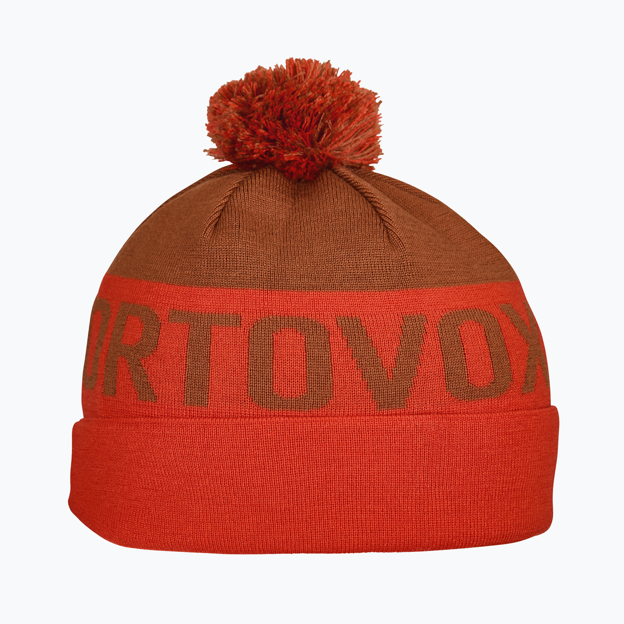 Czapka zimowa ORTOVOX Bobble Knit hot orange | WYSYŁKA W 24H | 30 DNI NA ZWROT