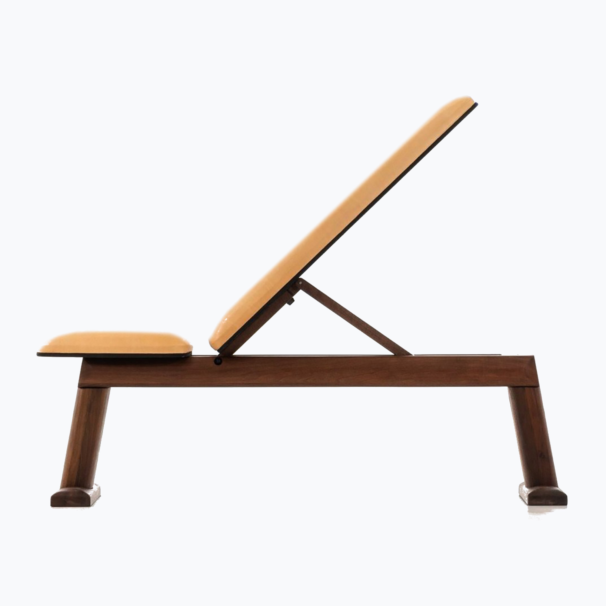 Ławka treningowa NOHrD Bench Press Classic Nature Orzech Skóra Naturalna | WYSYŁKA W 24H | 30 DNI NA ZWROT