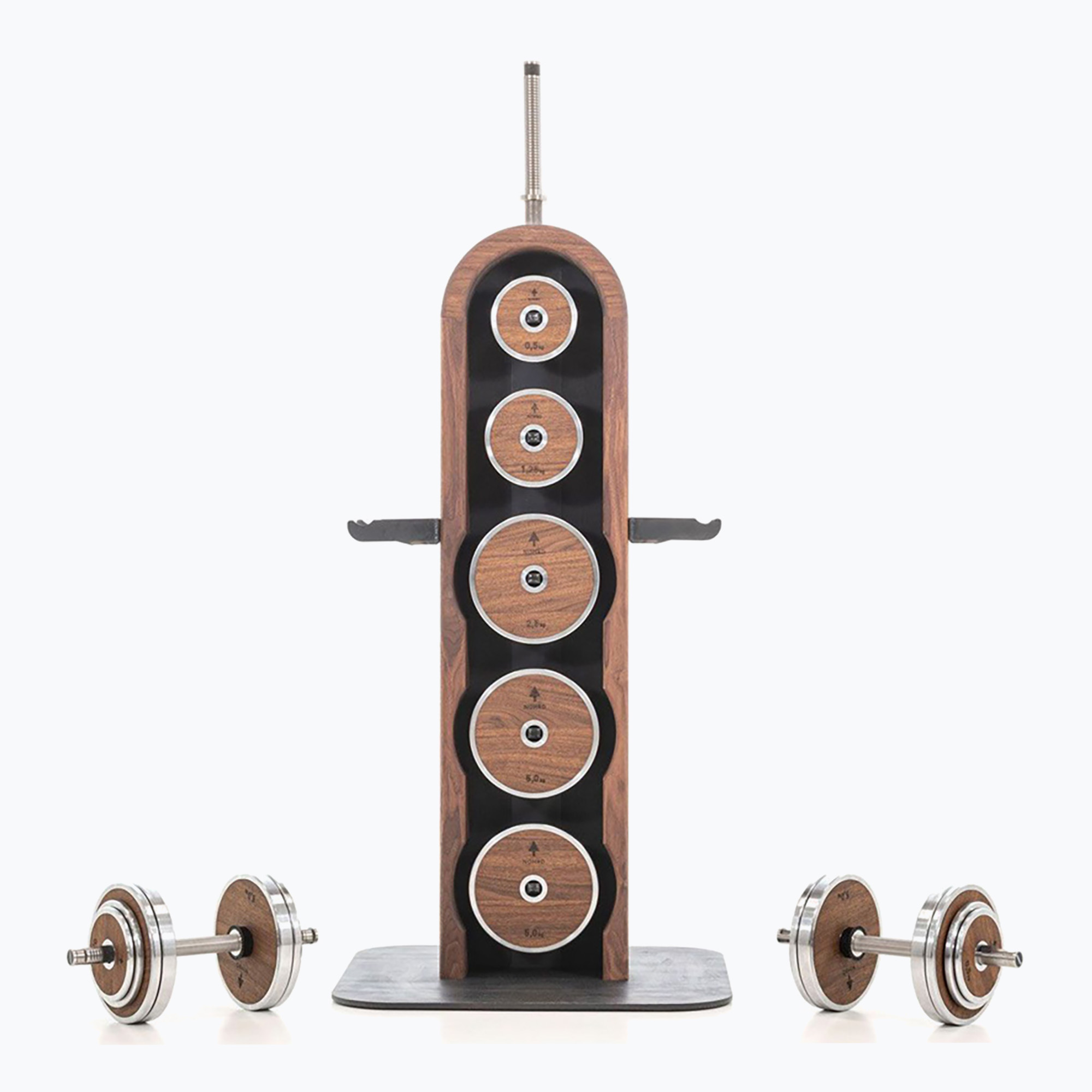 Zestaw obciążeń ze stojakiem NOHrD WeightPlate Tower Club Jesion | WYSYŁKA W 24H | 30 DNI NA ZWROT