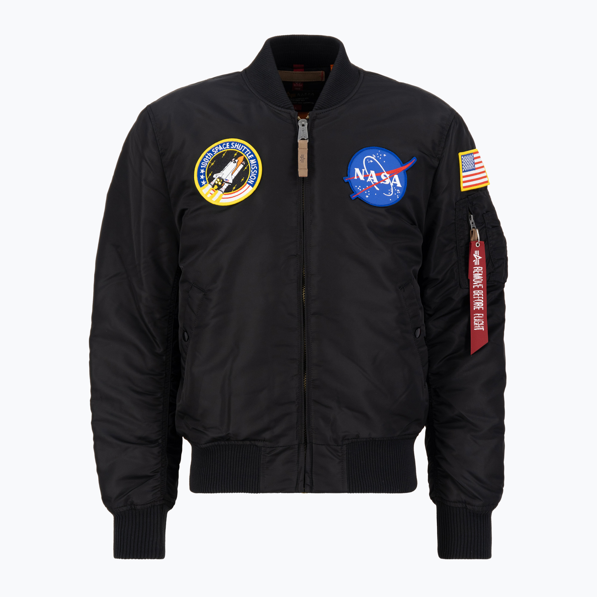 Kurtka męska Alpha Industries MA-1 VF NASA black | WYSYŁKA W 24H | 30 DNI NA ZWROT