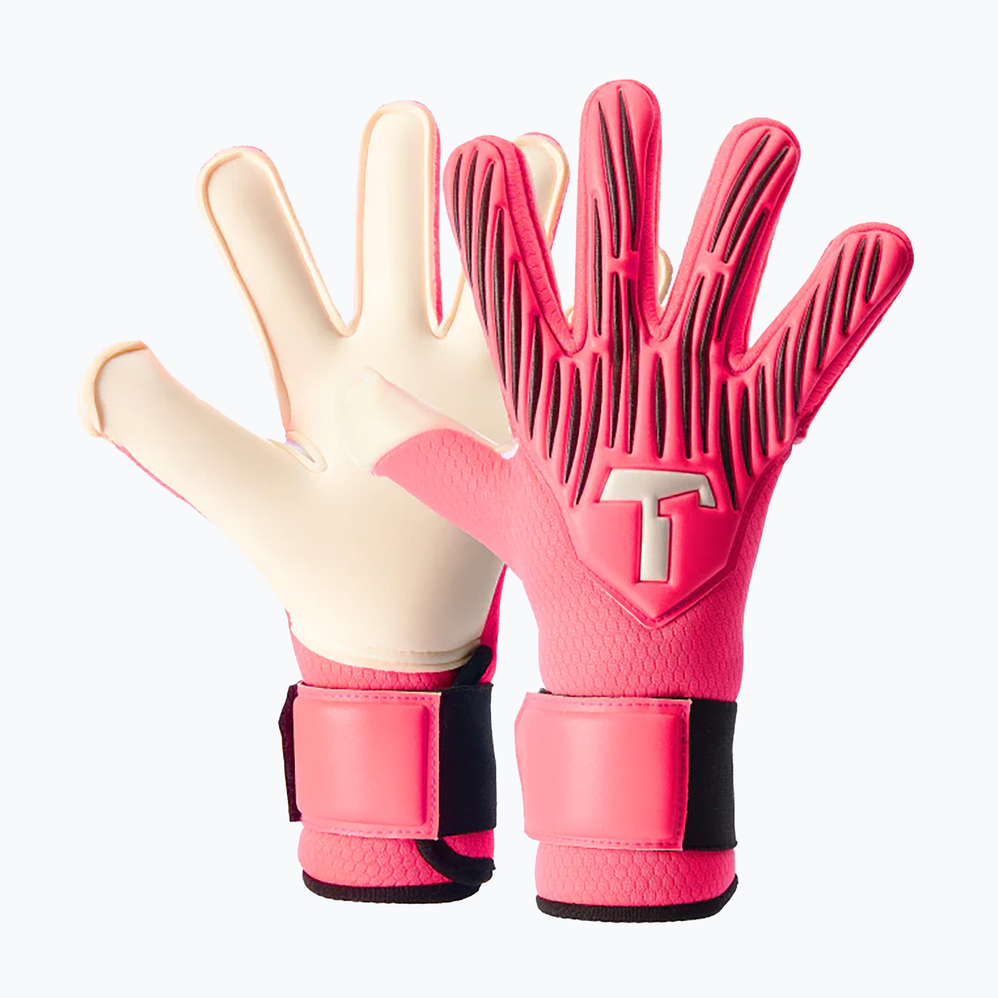 Rękawice bramkarskie dziecięce T1TAN Rebel 2.0 Fluo Pink Junior FP pink | WYSYŁKA W 24H | 30 DNI NA ZWROT