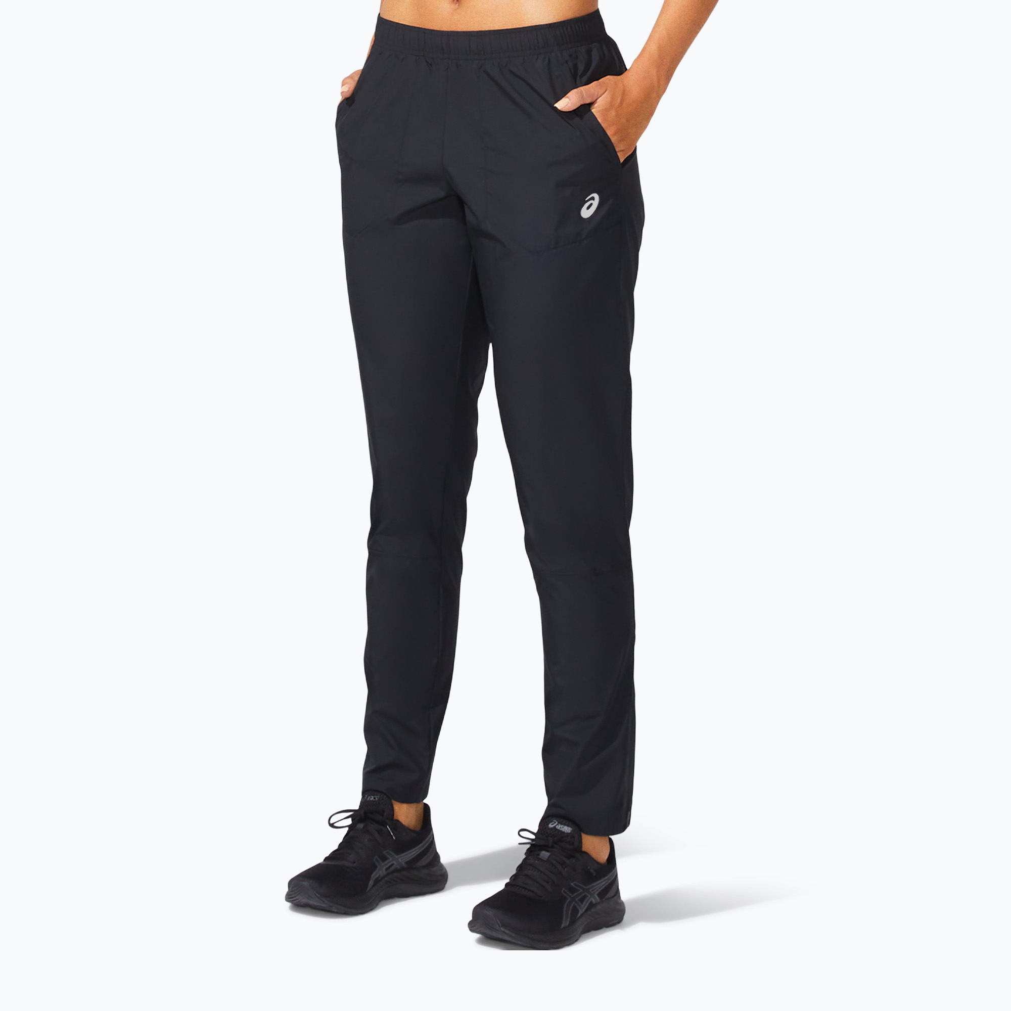 Spodnie do biegania damskie ASICS Core Woven Pant performance black | WYSYŁKA W 24H | 30 DNI NA ZWROT