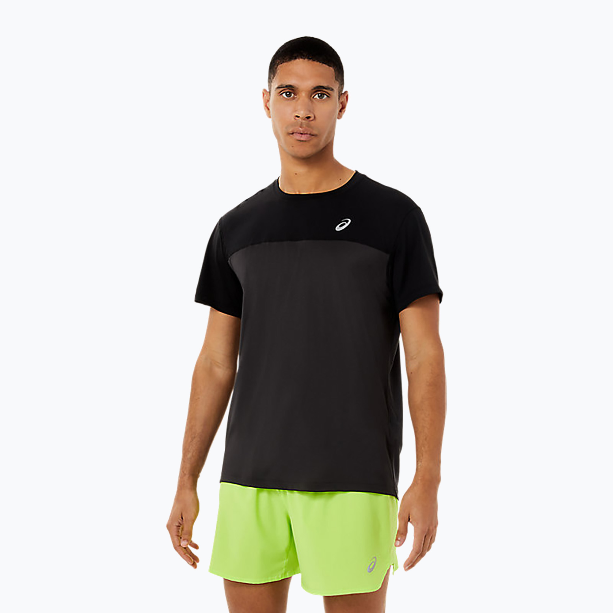 Koszulka do biegania męska ASICS Race Top performance black/graphite grey | WYSYŁKA W 24H | 30 DNI NA ZWROT