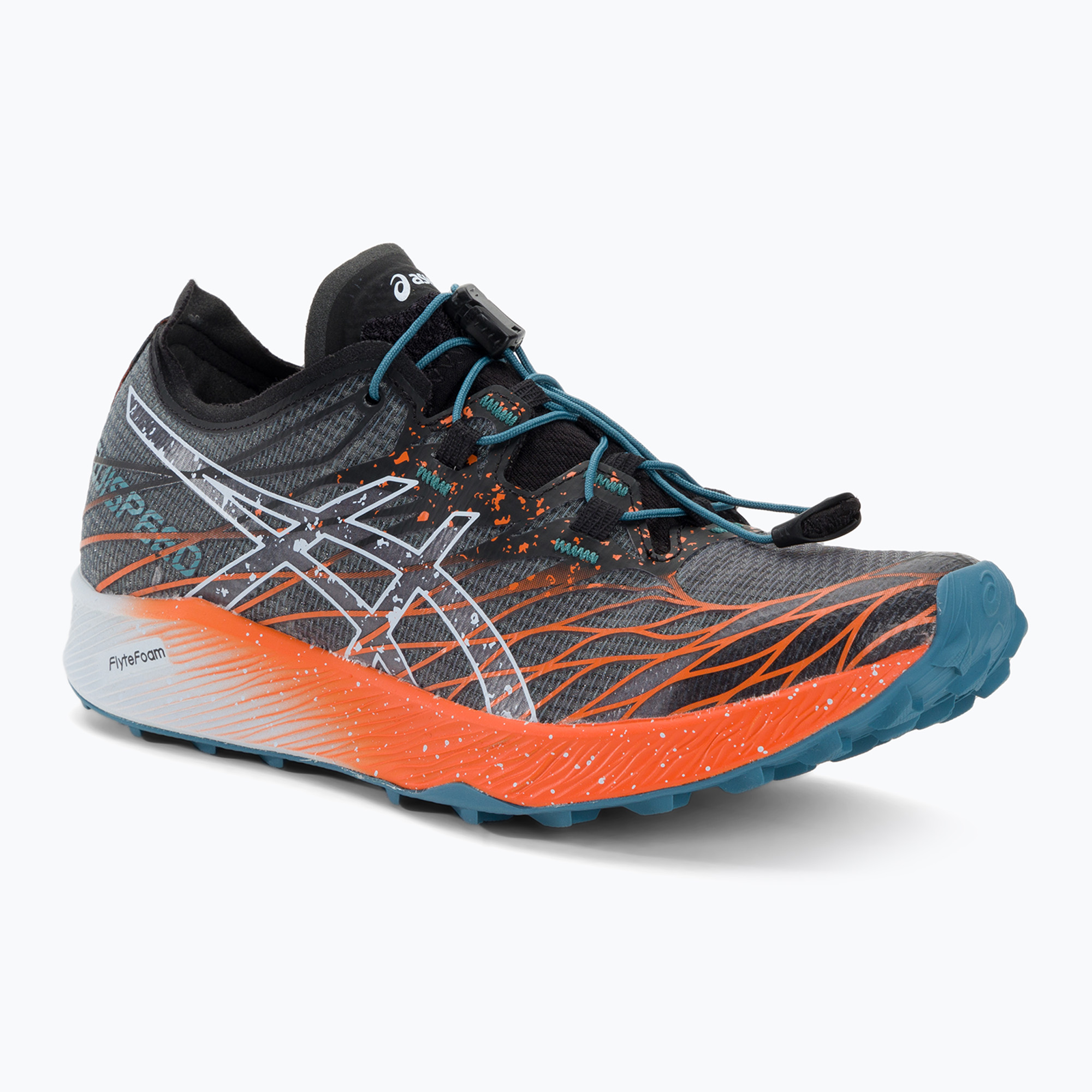 Buty do biegania damskie ASICS Fujispeed black/nova orange | WYSYŁKA W 24H | 30 DNI NA ZWROT