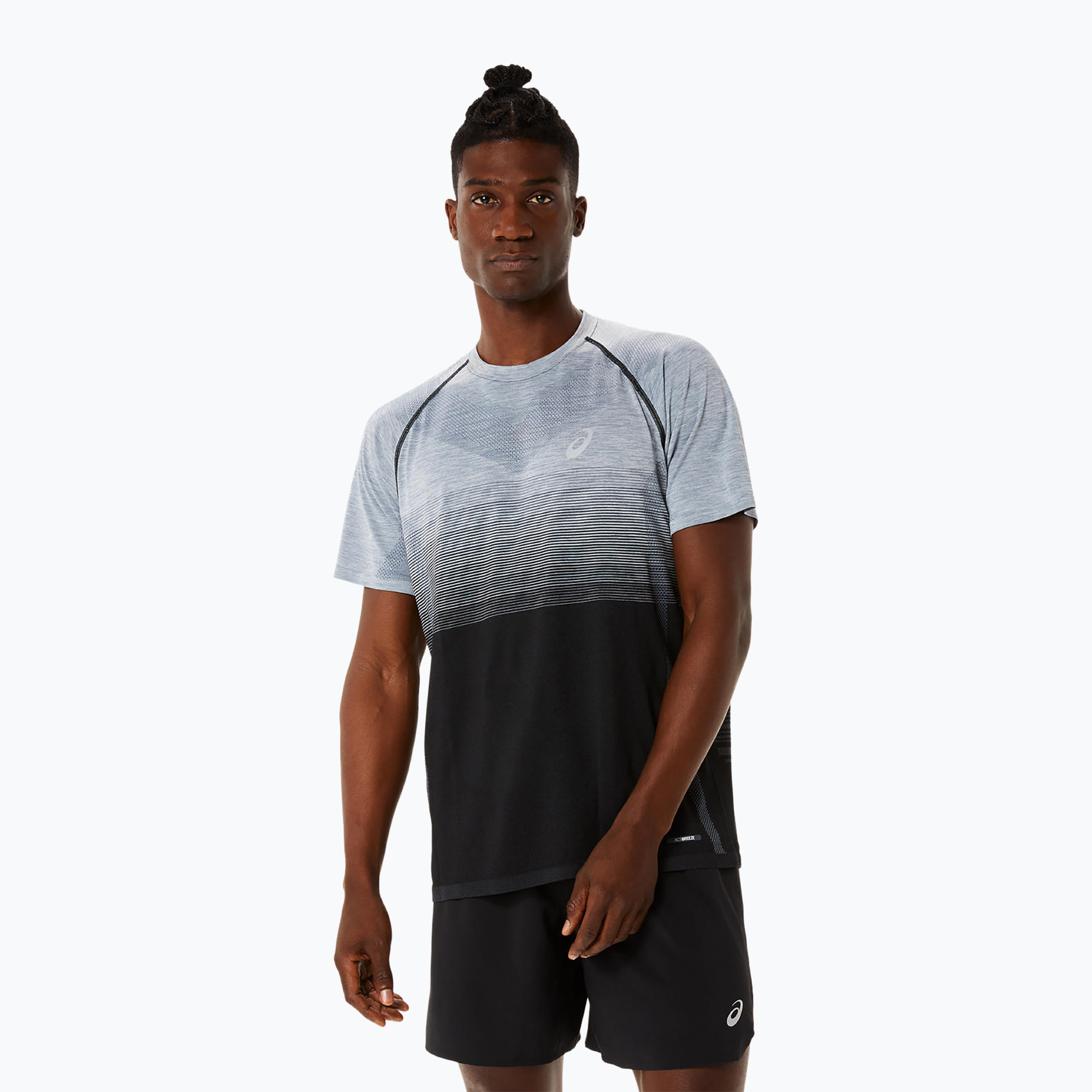 Koszulka do biegania męska ASICS Seamless performance black/carrier grey | WYSYŁKA W 24H | 30 DNI NA ZWROT