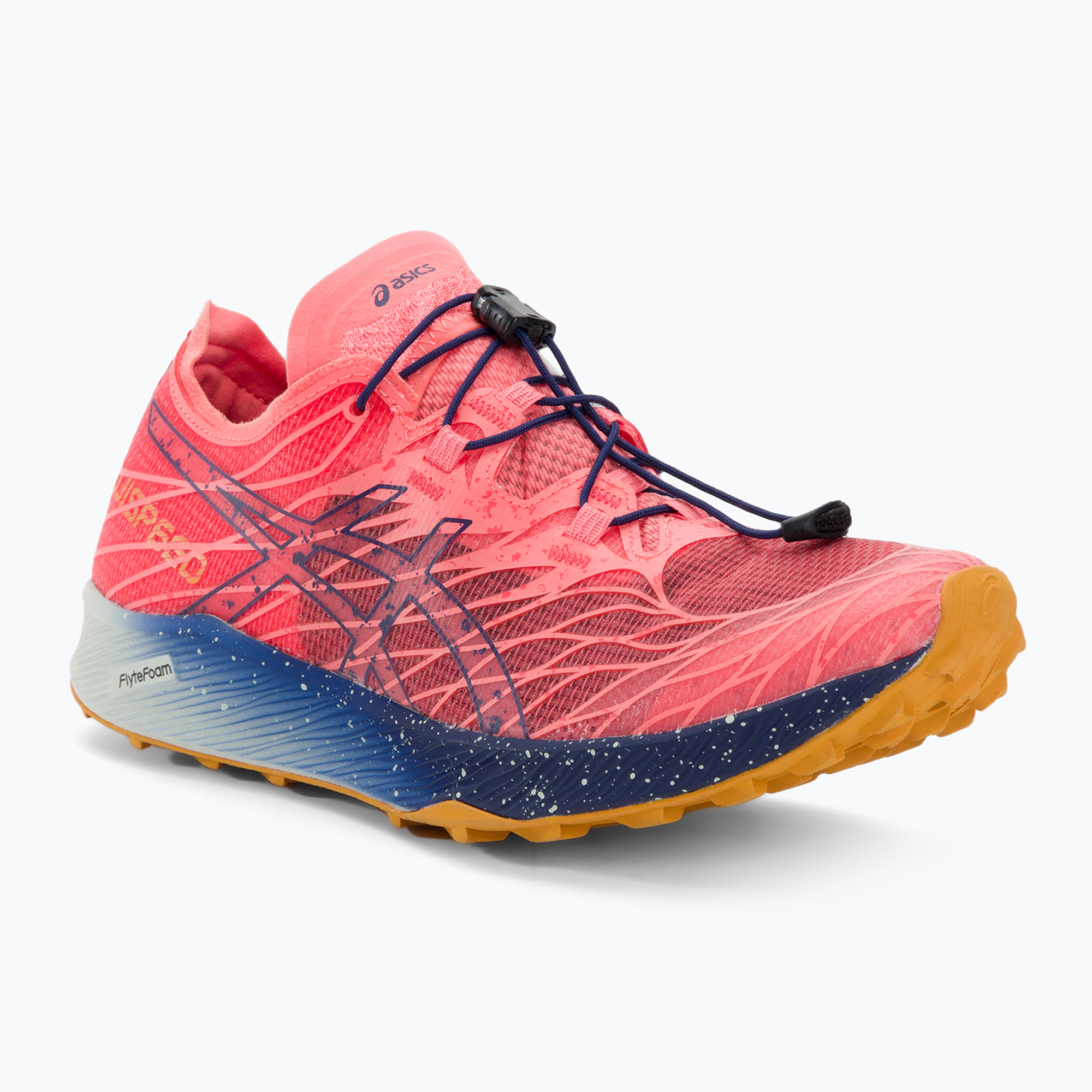 Buty do biegania damskie ASICS Fujispeed papaya/indigo blue | WYSYŁKA W 24H | 30 DNI NA ZWROT