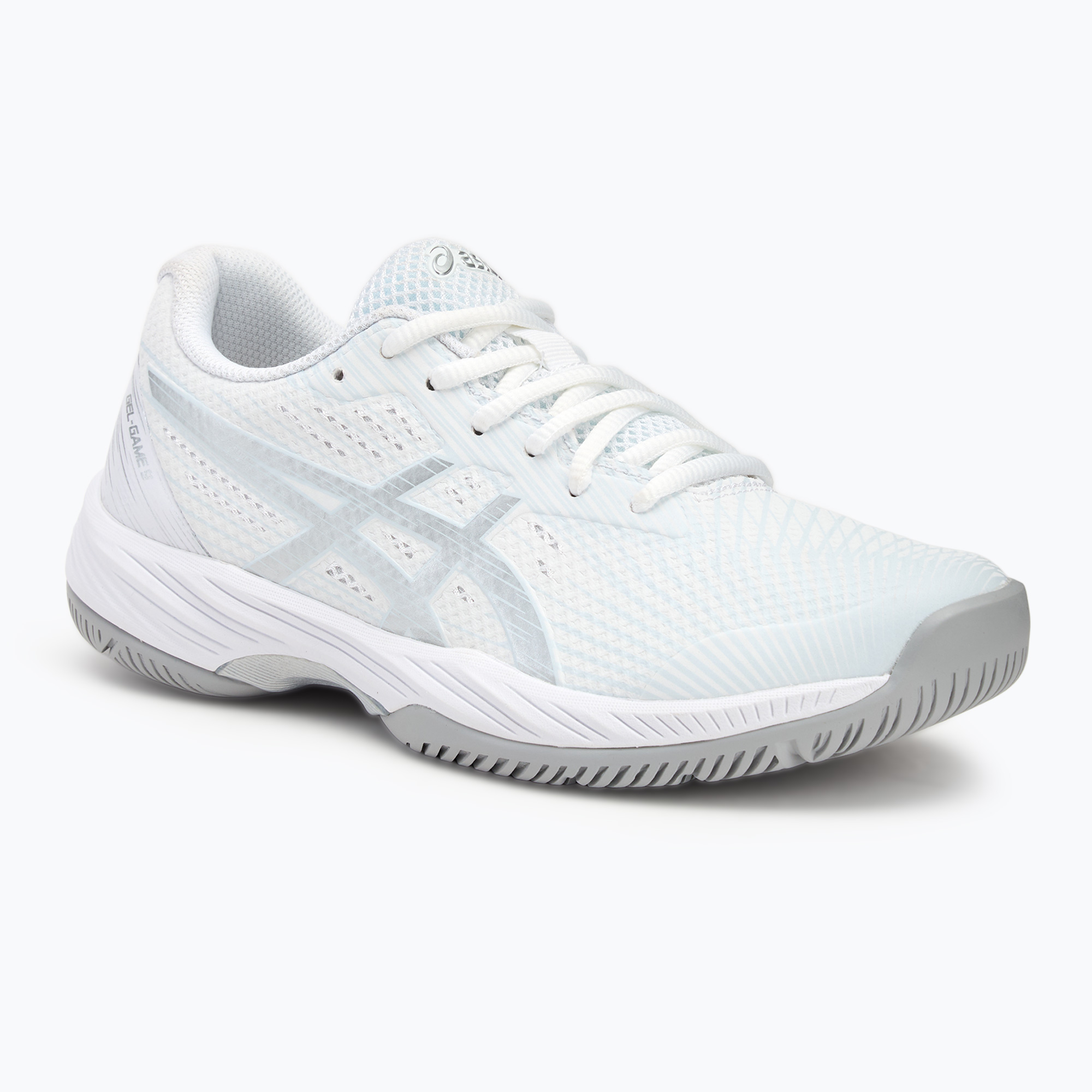 Buty do tenisa damskie ASICS Gel-Game 9 W white/pure silver | WYSYŁKA W 24H | 30 DNI NA ZWROT