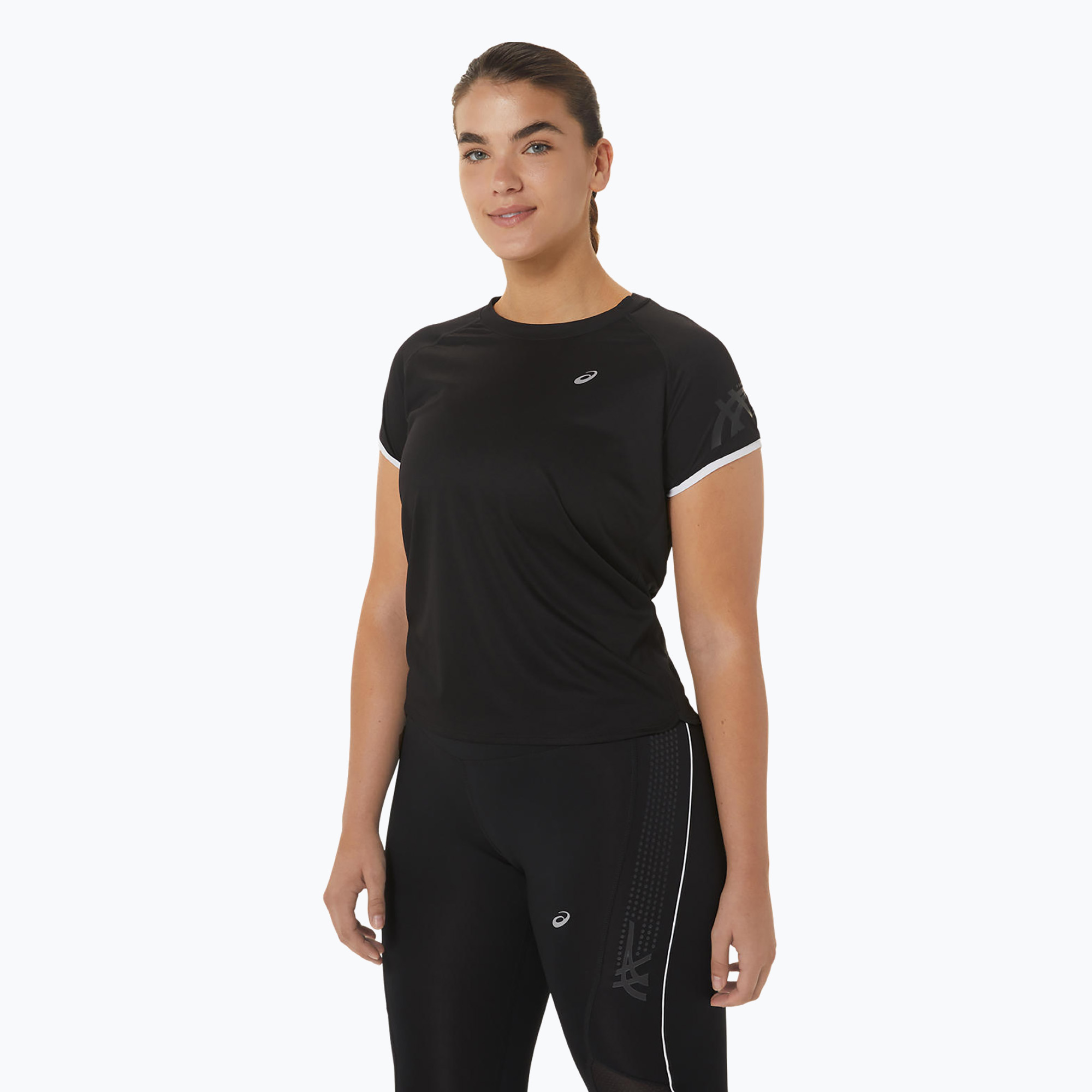 Koszulka do biegania damska ASICS Icon Top preformance black | WYSYŁKA W 24H | 30 DNI NA ZWROT