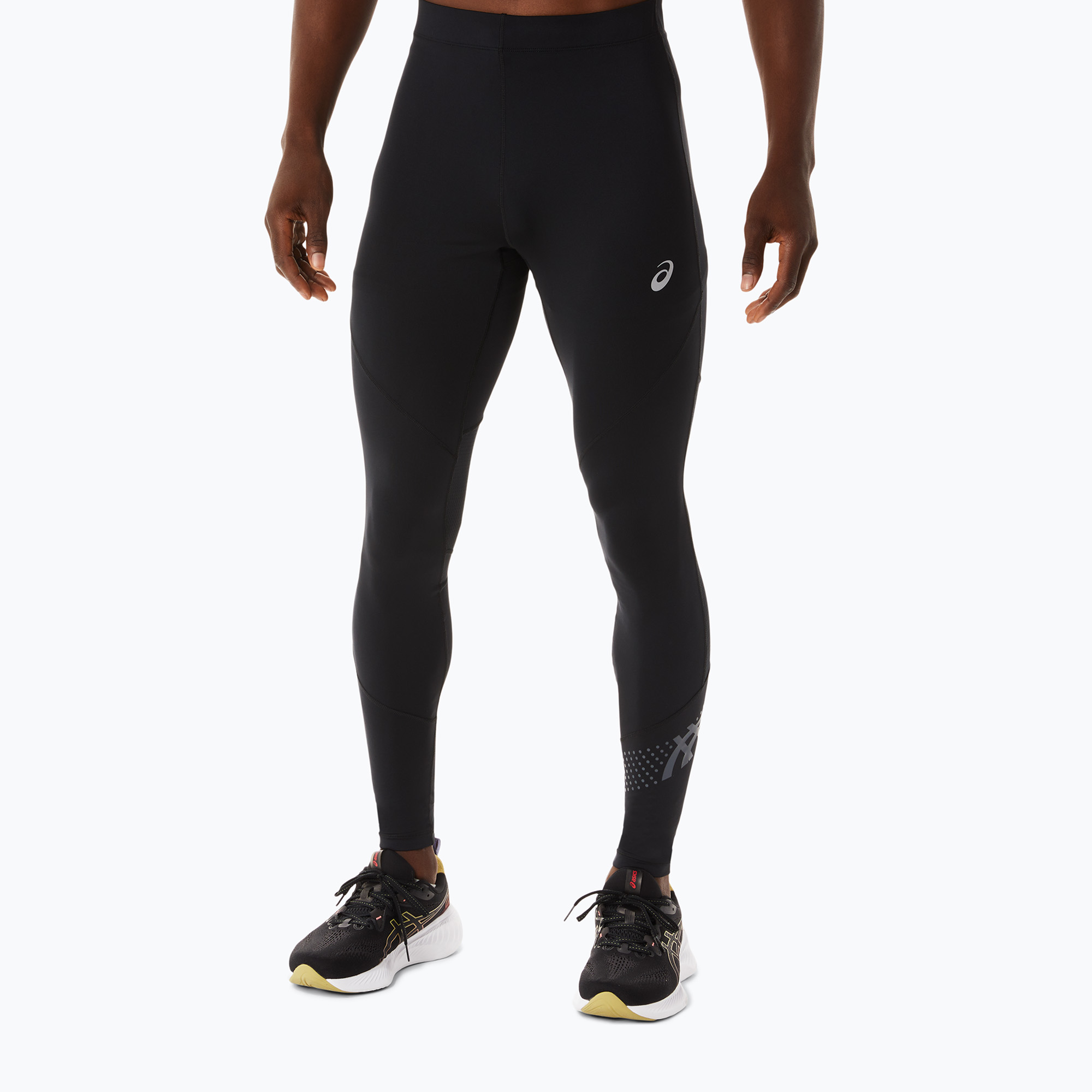 Legginsy do biegania męskie ASICS Icon Tight performance black/carrier grey | WYSYŁKA W 24H | 30 DNI NA ZWROT