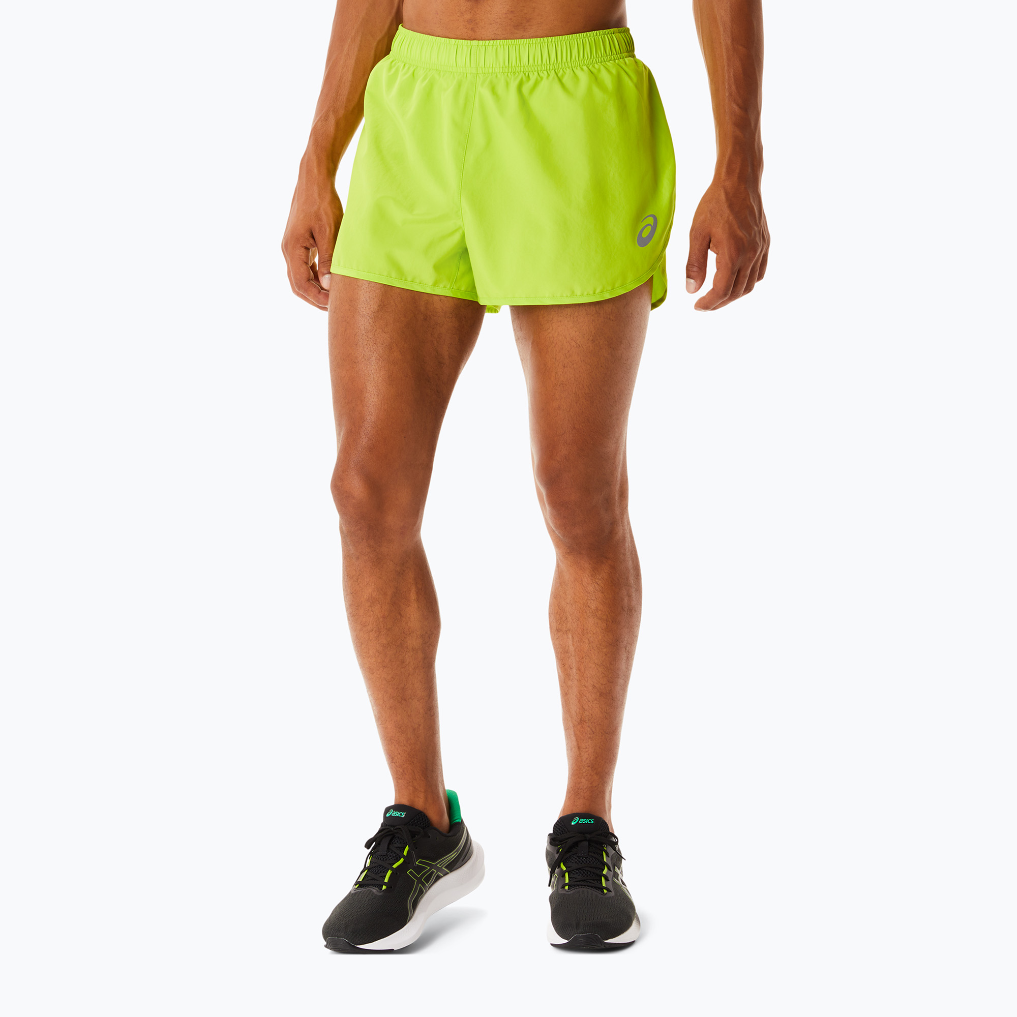 Spodenki do biegania męskie ASICS Core Split lime zest | WYSYŁKA W 24H | 30 DNI NA ZWROT