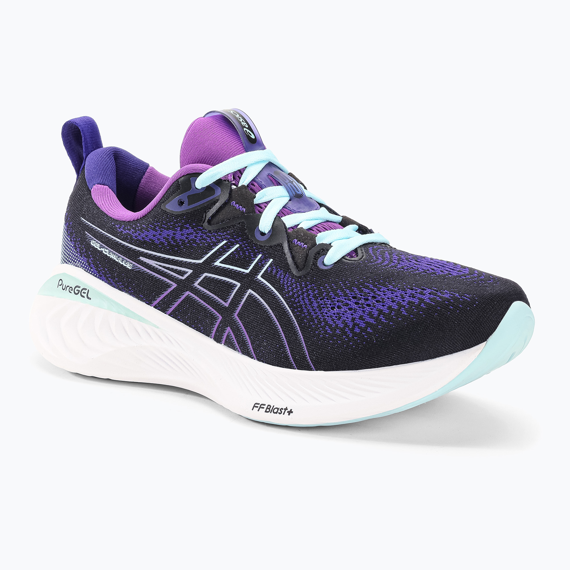 Buty do biegania damskie ASICS Gel-Cumulus 25 black/aquamarine | WYSYŁKA W 24H | 30 DNI NA ZWROT
