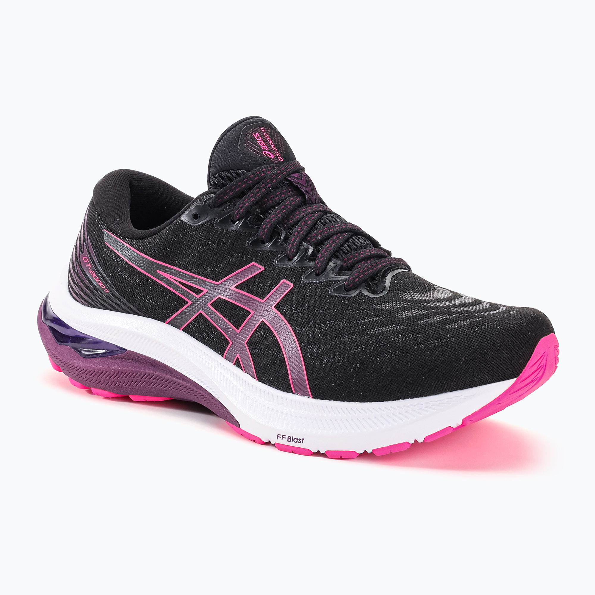 Buty do biegania damskie ASICS GT-2000 11 black/hot pink | WYSYŁKA W 24H | 30 DNI NA ZWROT