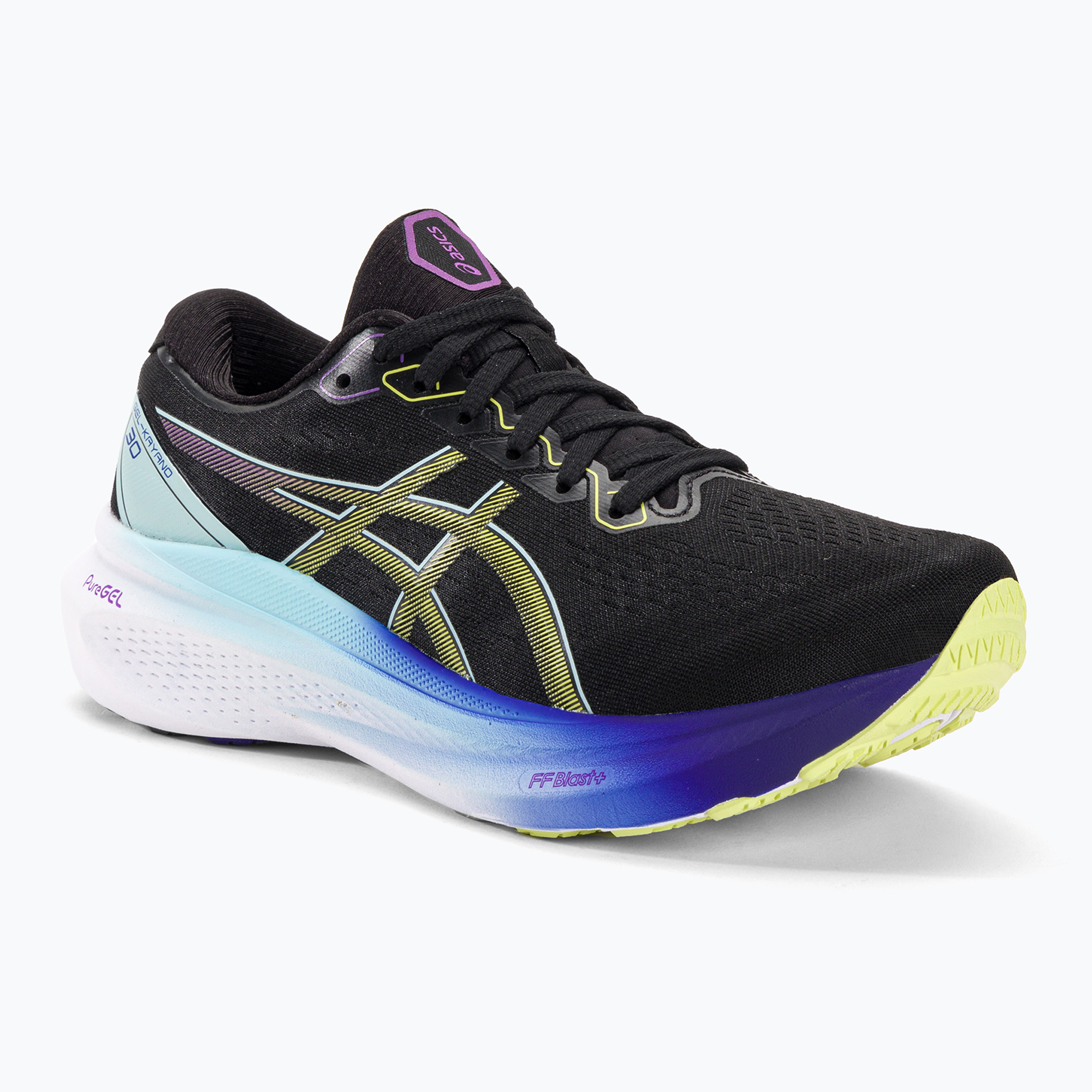 Buty do biegania damskie ASICS Gel-Kayano 30 black/glow yellow | WYSYŁKA W 24H | 30 DNI NA ZWROT