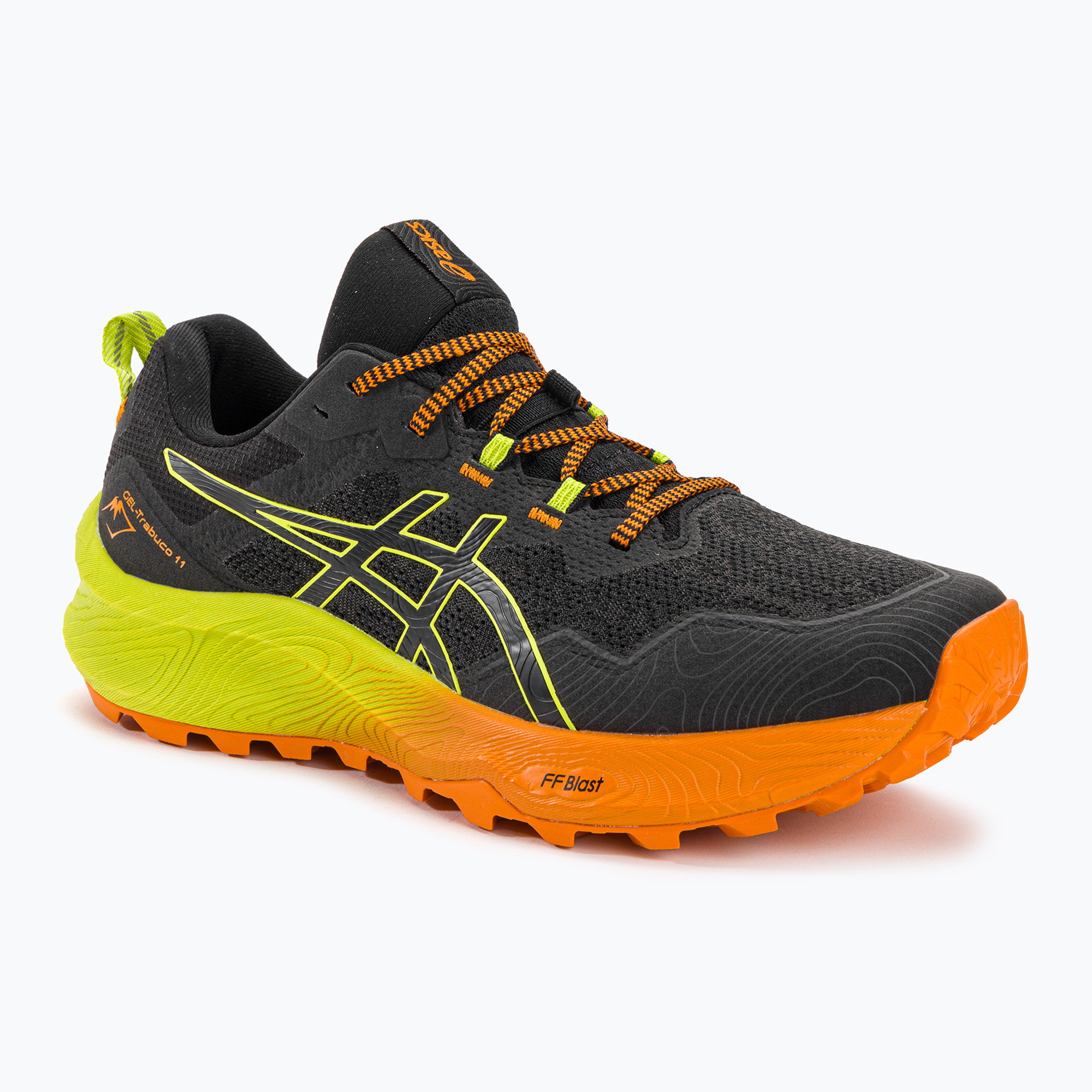 Buty do biegania męskie ASICS Gel-Trabuco 11 black/neon lime | WYSYŁKA W 24H | 30 DNI NA ZWROT