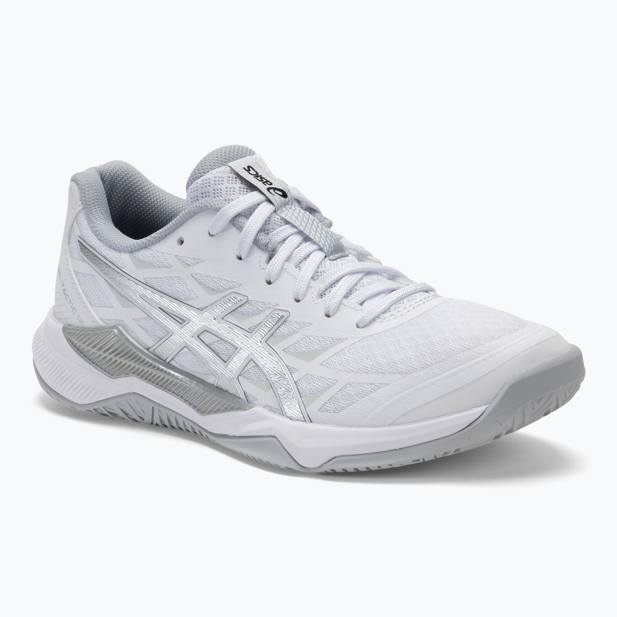 Buty damskie ASICS Gel-Tactic 12 white/pure silver | WYSYŁKA W 24H | 30 DNI NA ZWROT