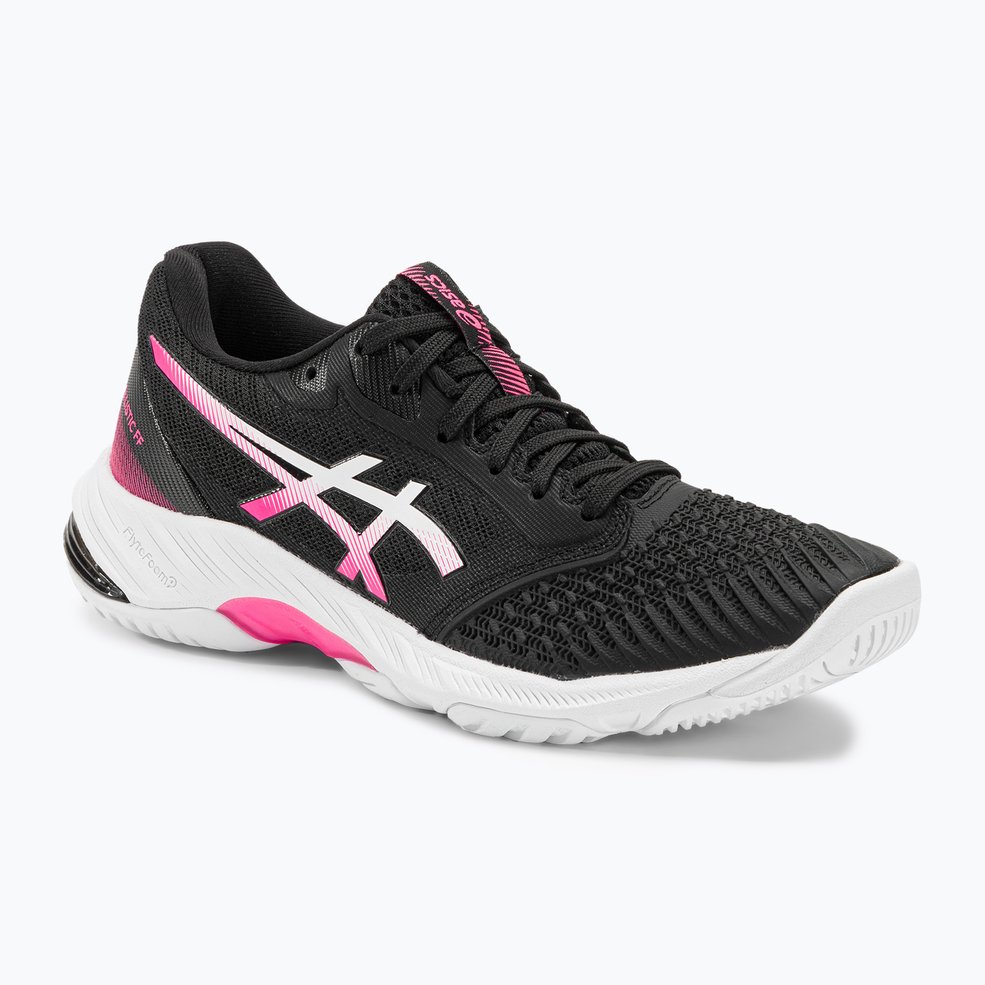 Buty damskie ASICS Netburner Ballistic FF 3 black/ hot pink | WYSYŁKA W 24H | 30 DNI NA ZWROT