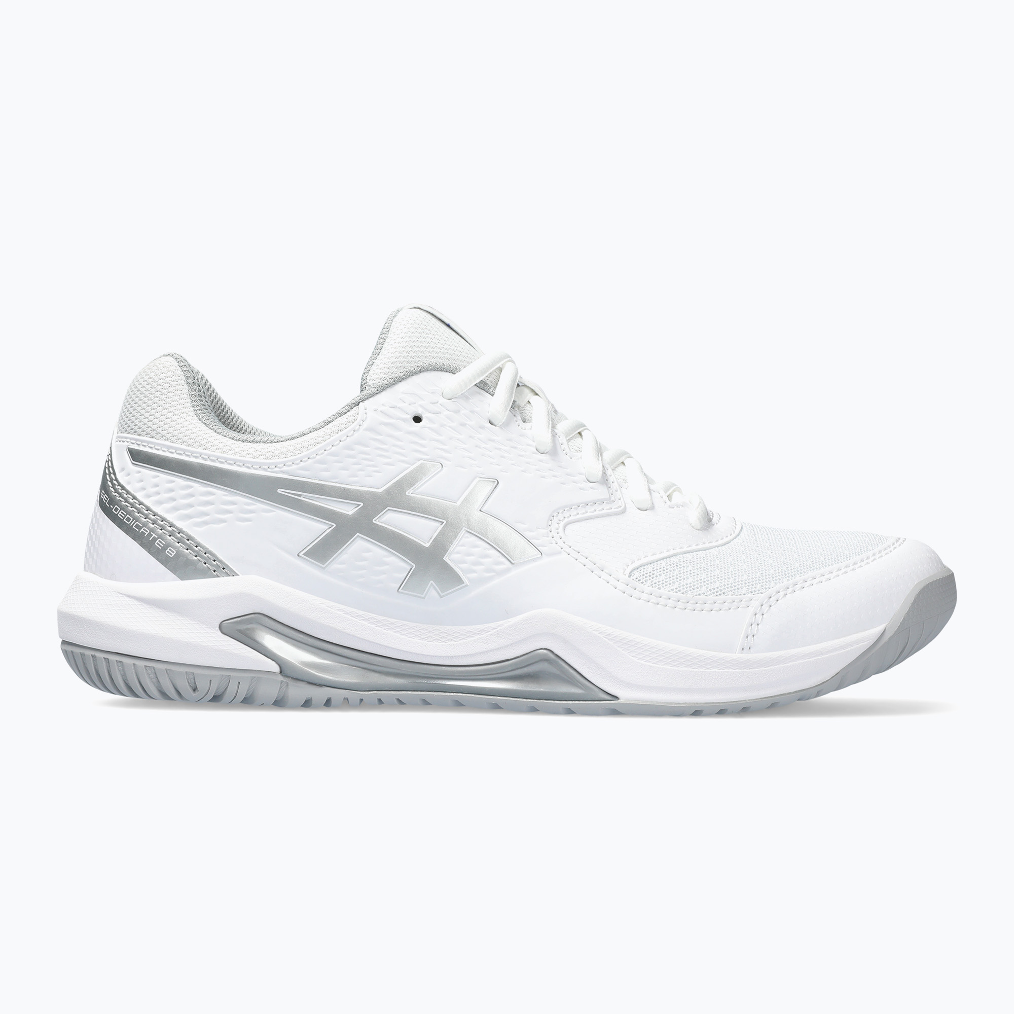 Buty do tenisa damskie ASICS Gel-Dedicate 8 W white/pure silver | WYSYŁKA W 24H | 30 DNI NA ZWROT