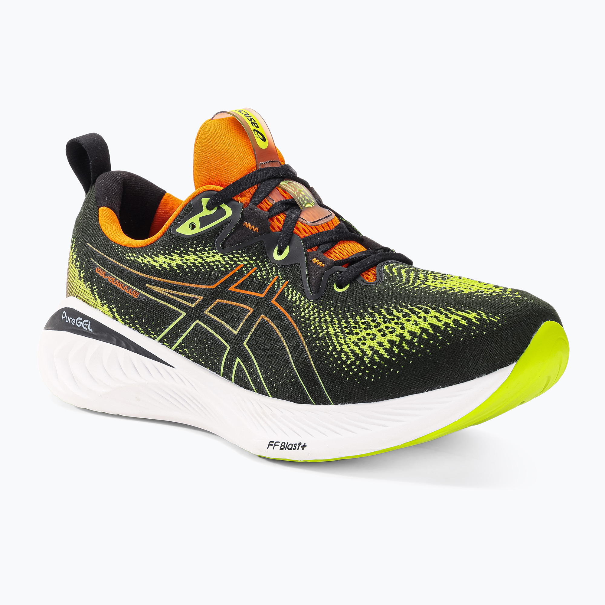 Buty do biegania męskie ASICS Gel-Cumulus 25 black/neon lime | WYSYŁKA W 24H | 30 DNI NA ZWROT