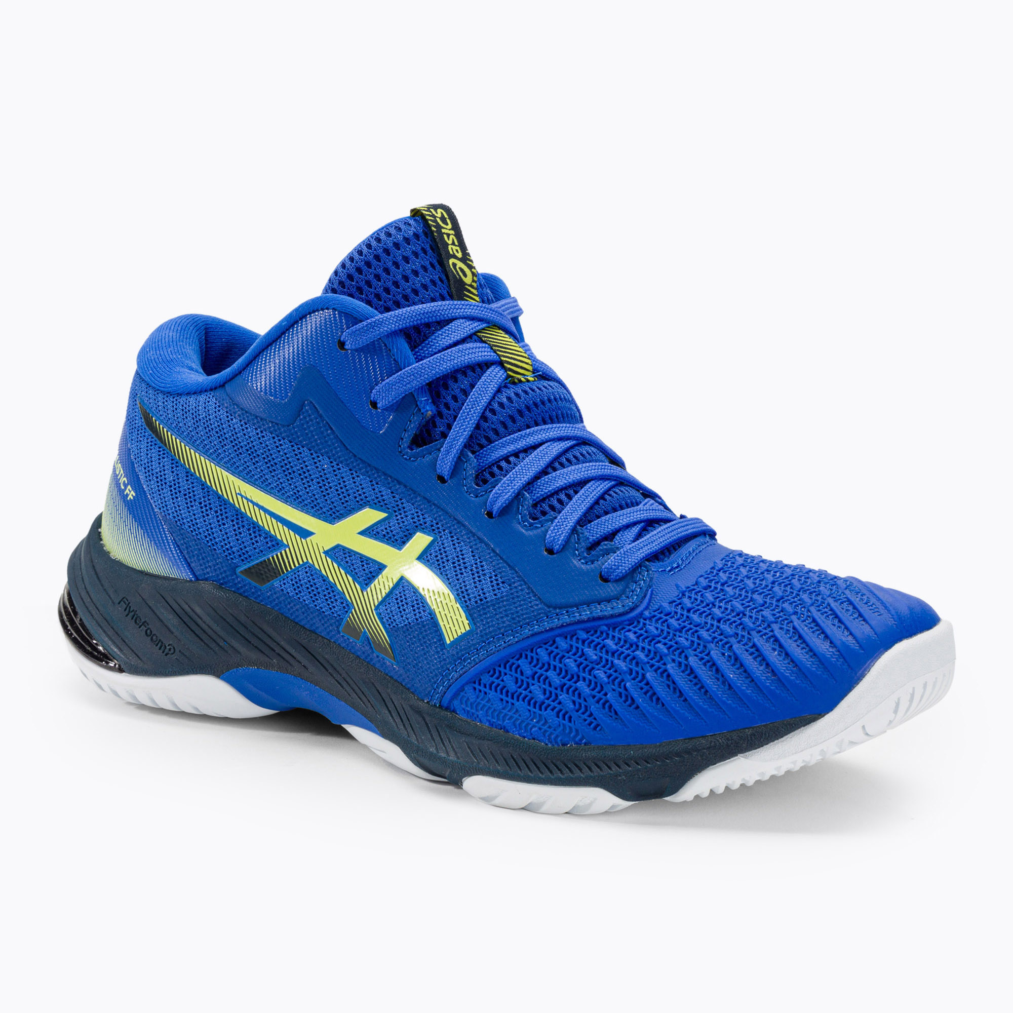 Buty męskie ASICS Netburner Ballistic FF MT 3 illusion blue/glow yellow | WYSYŁKA W 24H | 30 DNI NA ZWROT