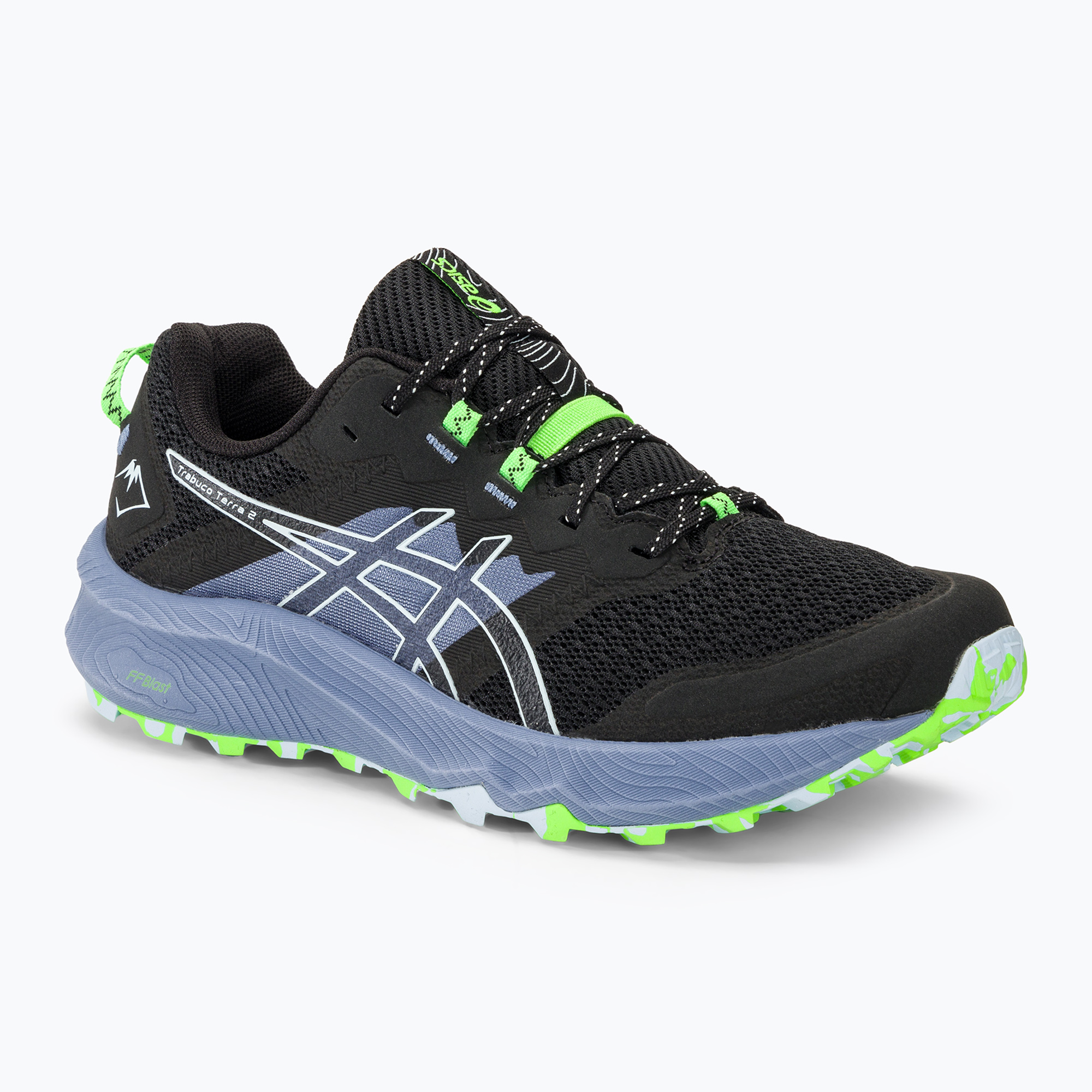 Buty do biegania męskie ASICS Trabuco Terra 2 black/light blue | WYSYŁKA W 24H | 30 DNI NA ZWROT